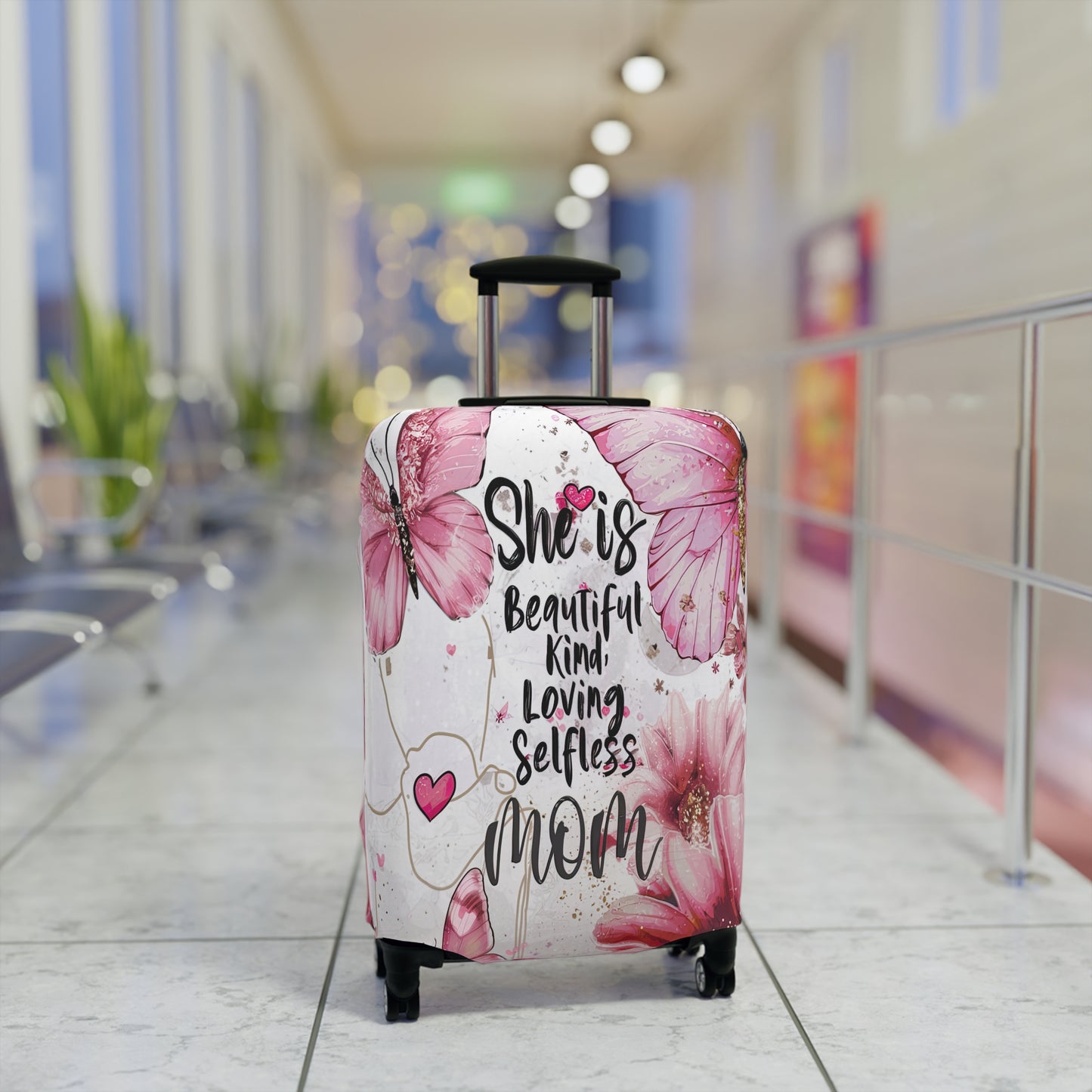 Luggage Cover, She is Beautiful, Kind, Loving, Selfless, Mom, awd-1717