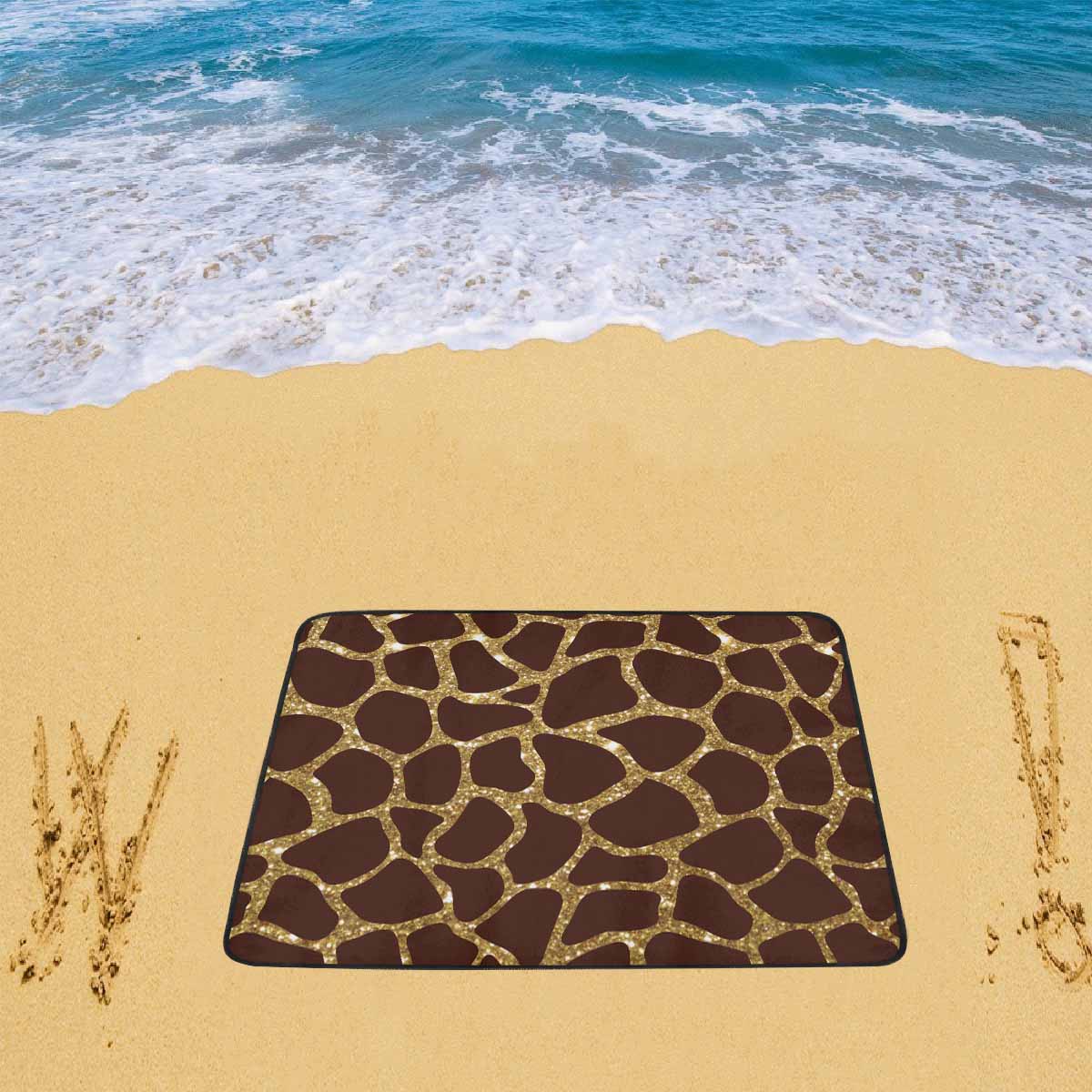 Animal print 6  Beach Mats 78"x 60"