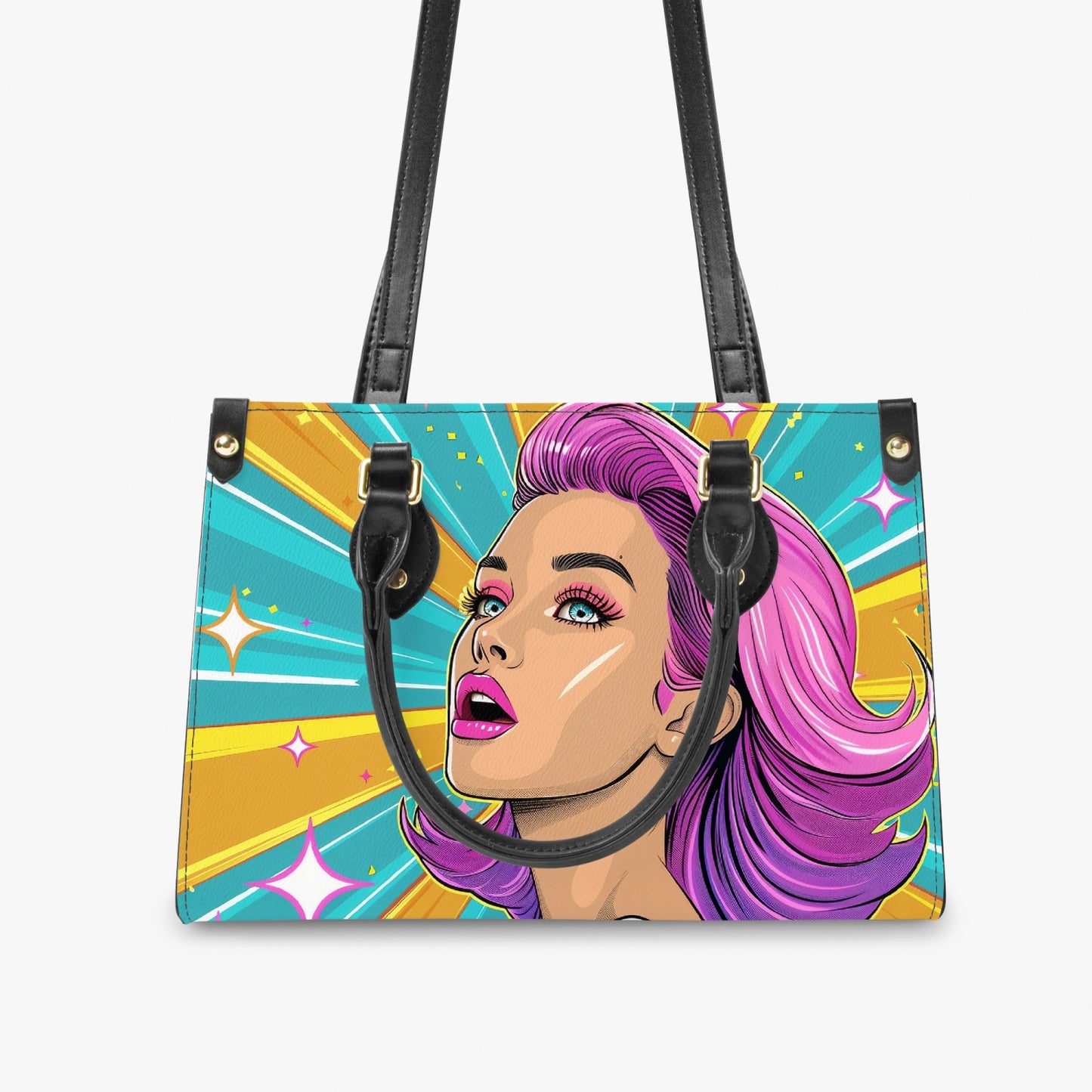 Women's Tote Bag - Long Strap - Pop Art