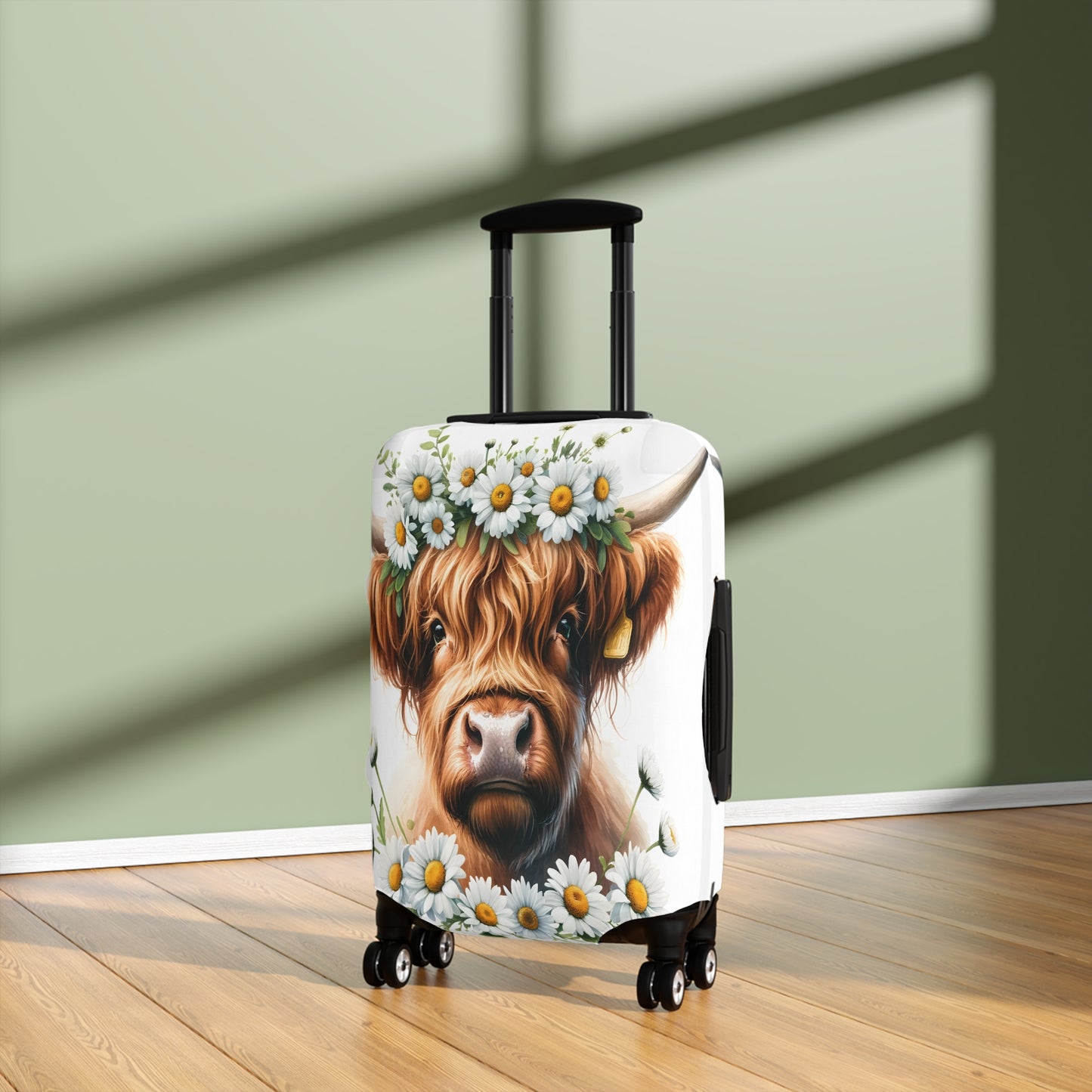 Luggage Cover, Highland Cow, awd-001