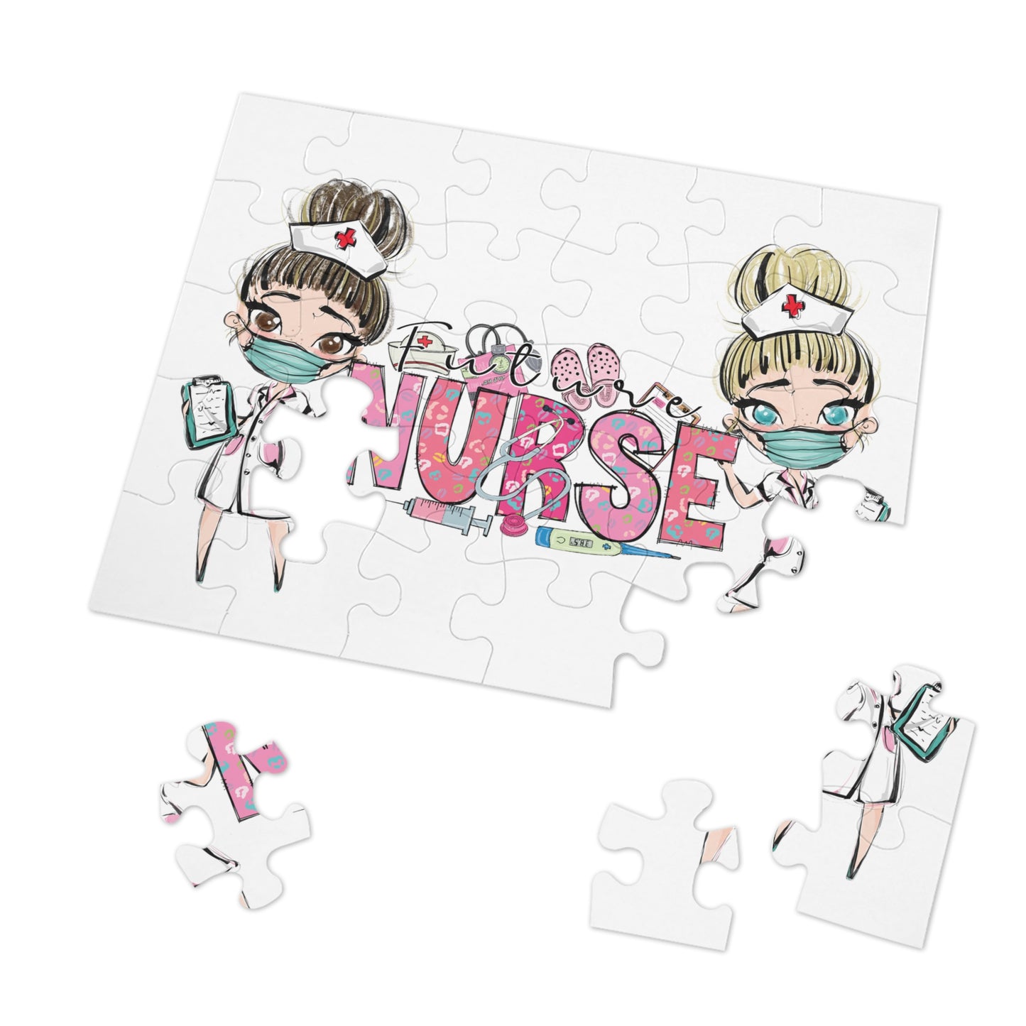 Puzzle, Nurse, Future Nurse Personalised/Non-Personalised (30, 110, 252, 500,1000-Piece) awd-619