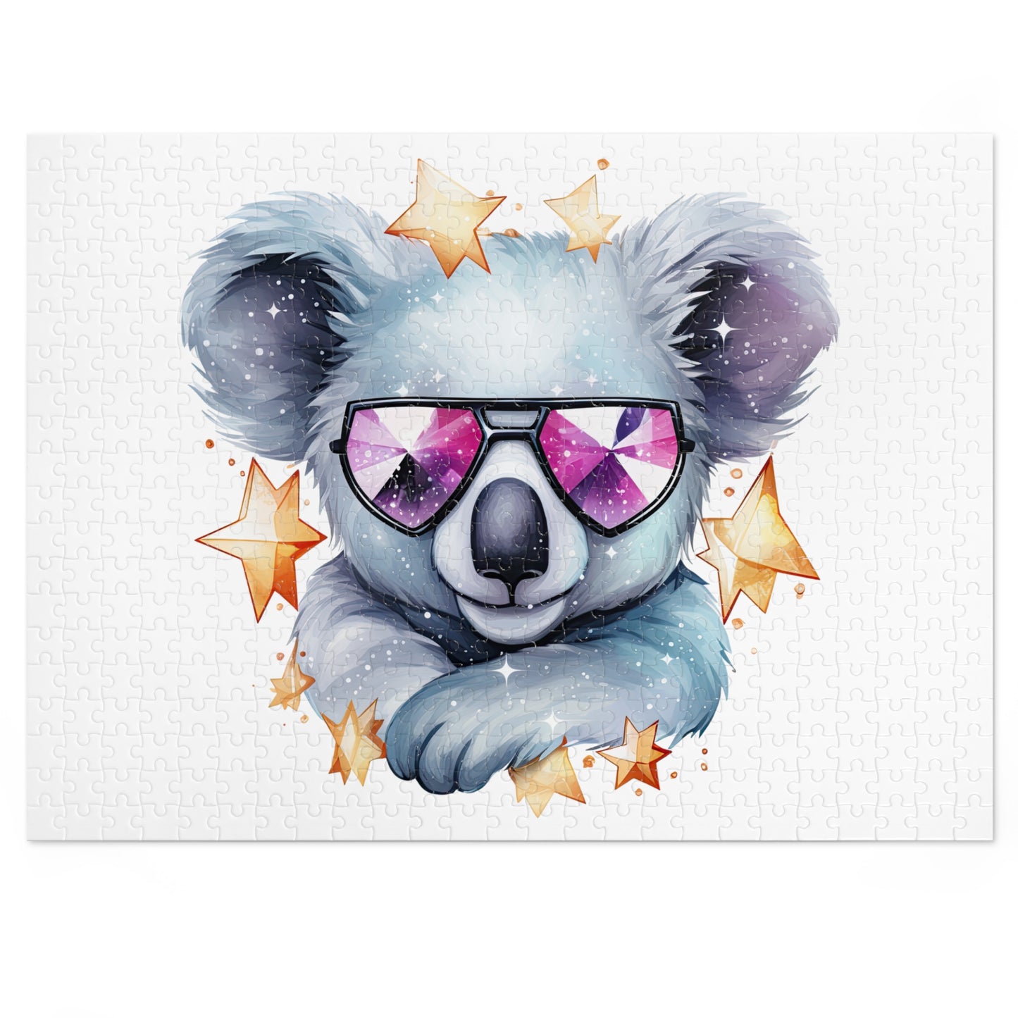 Jigsaw Puzzle in Tin, Australian Animals, Koala, Personalised/Non-Personalised, awd-508 (30, 110, 252, 500,1000-Piece)