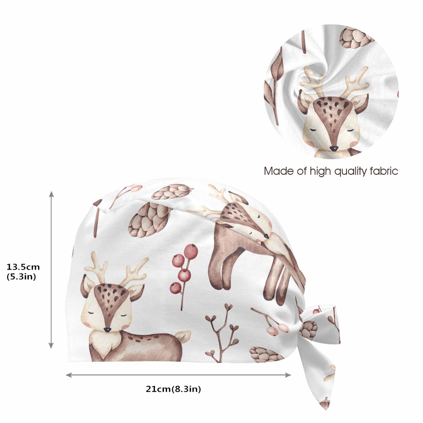 Nurse Scrub Cap Deer  Scrub Cap