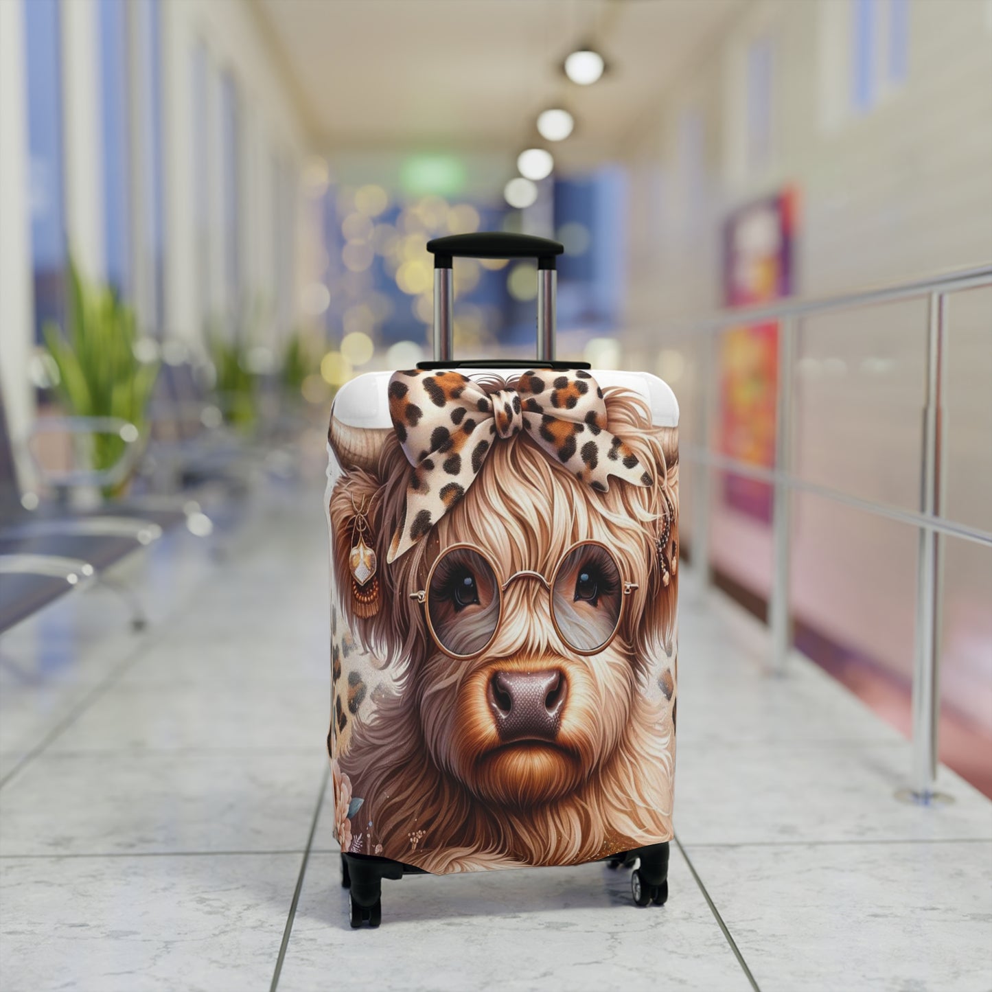 Luggage Cover, Highland Cow, awd-1410