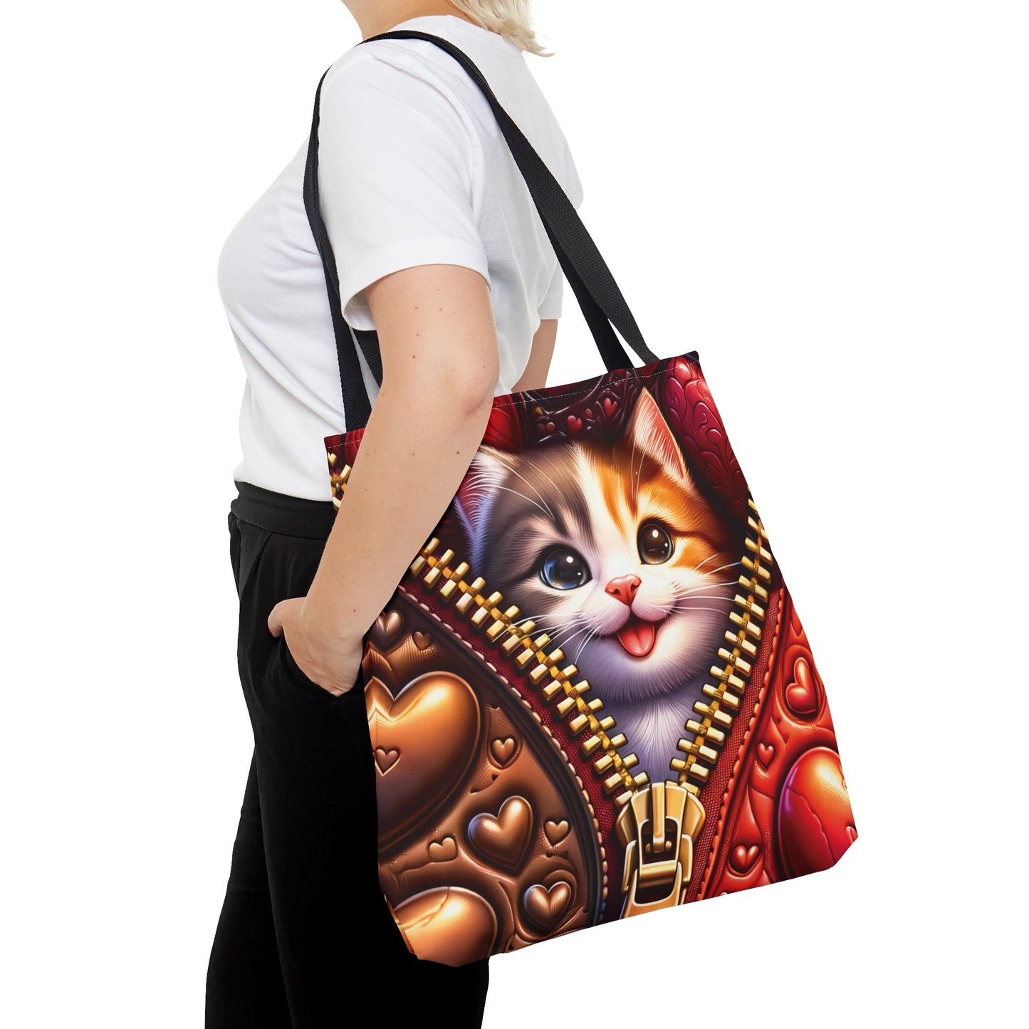 Tote Bag, Cat, Personalised/Non-Personalised Tote bag