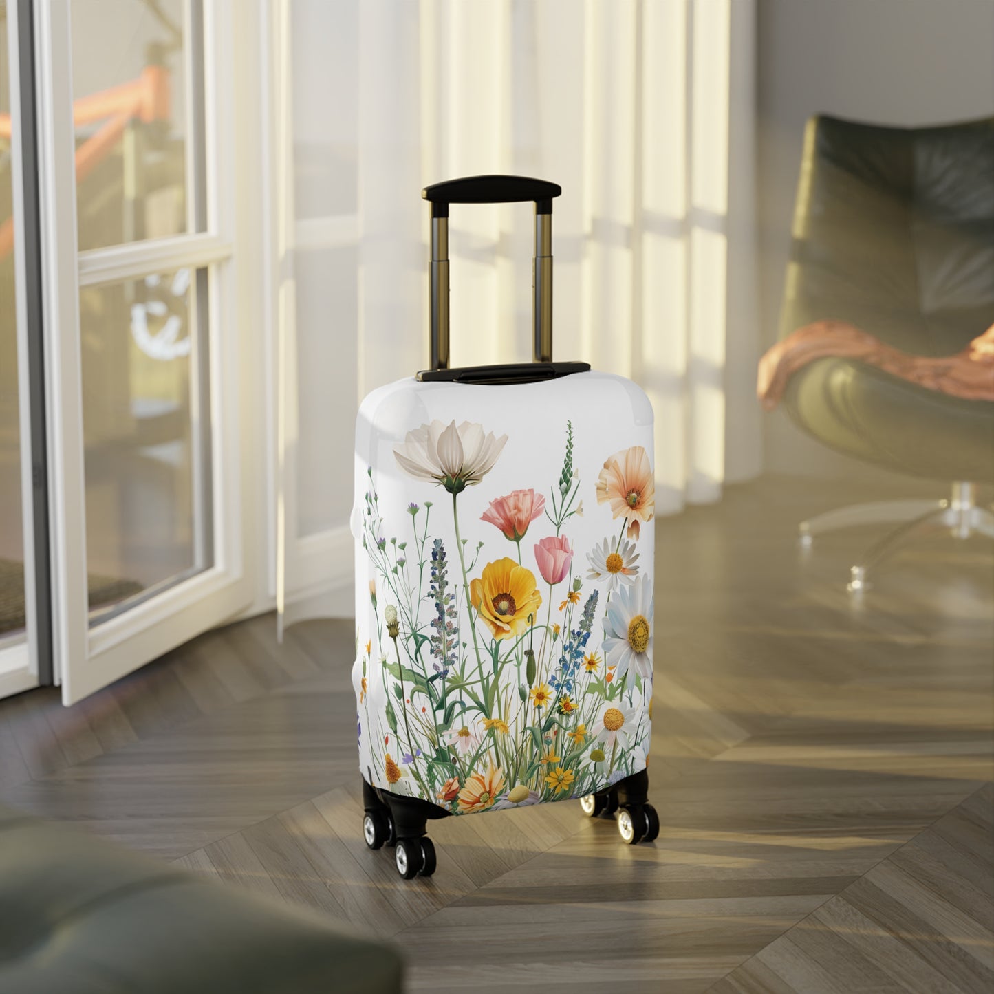 Luggage Cover, Floral, Wildflowers, awd-3042