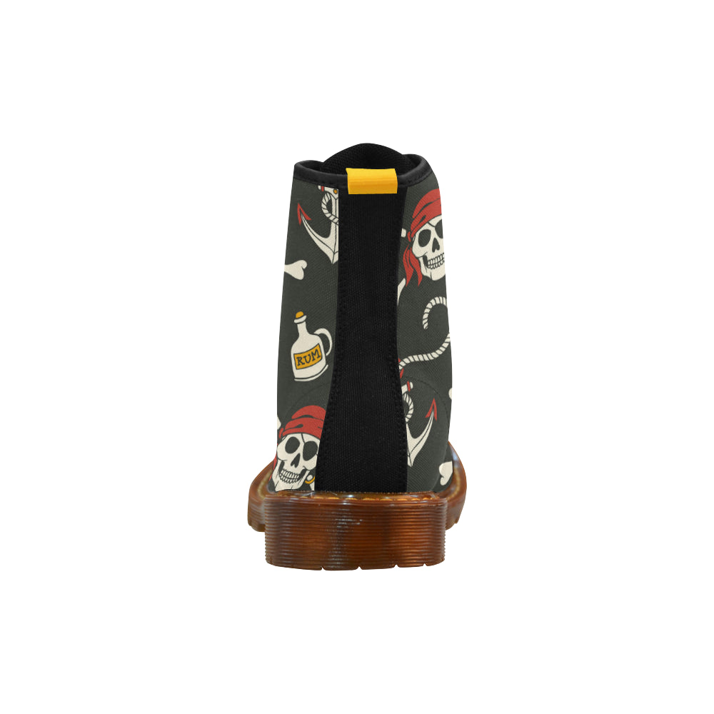 pirate skull Martin Boots For Women Model 1203H