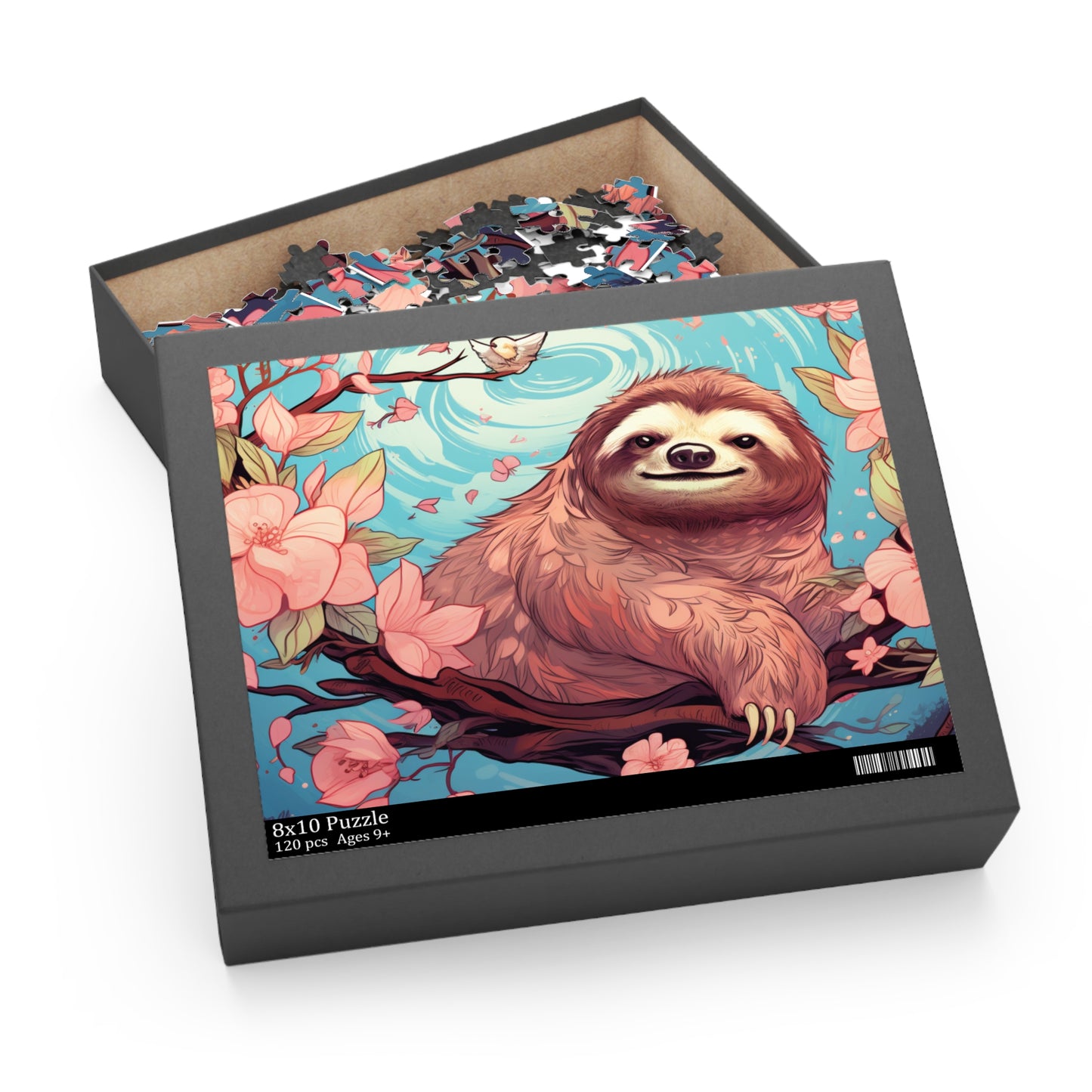 Personalised/Non-Personalised Puzzle, Sloth (120, 252, 500-Piece)