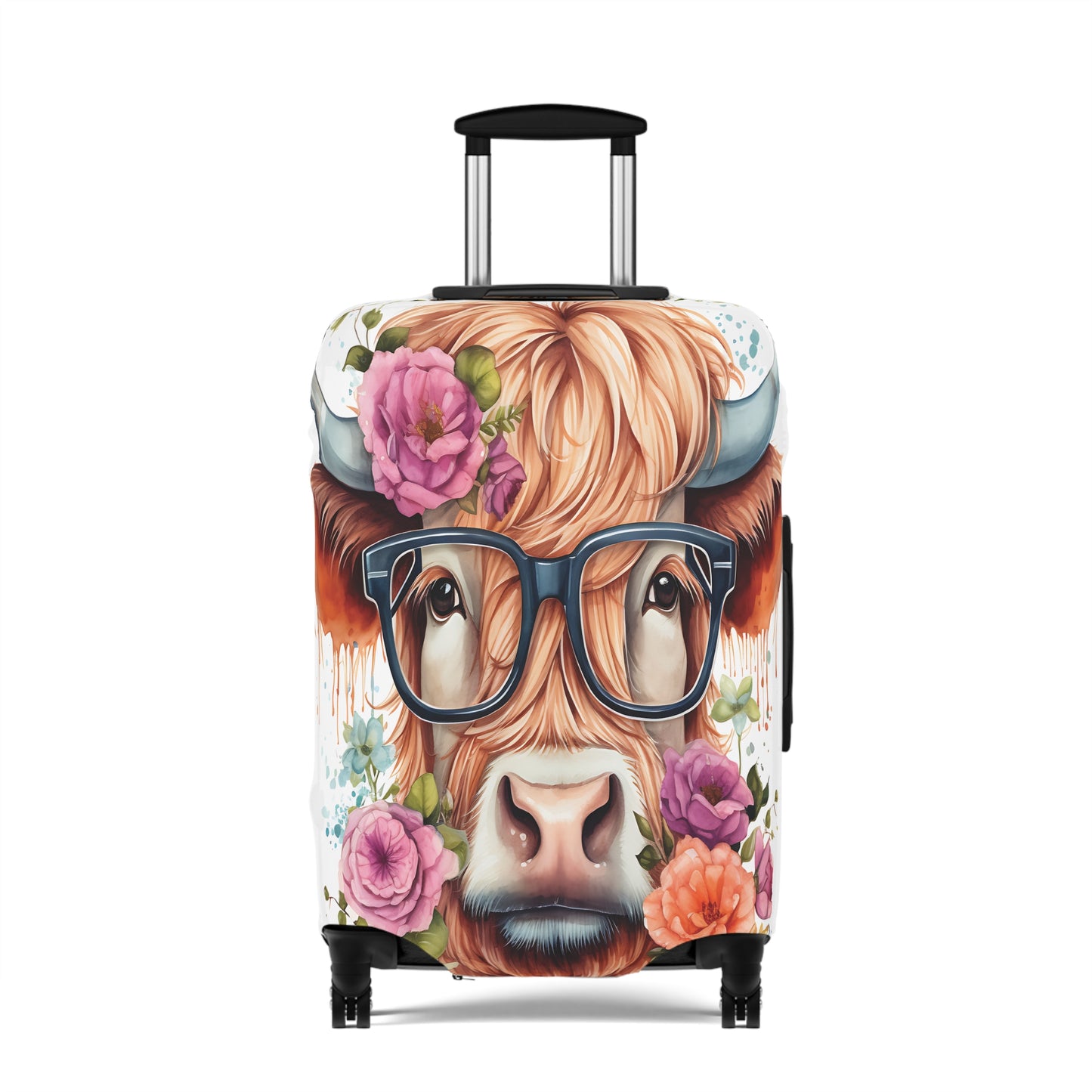 Luggage Cover, Highland Cow, awd-016