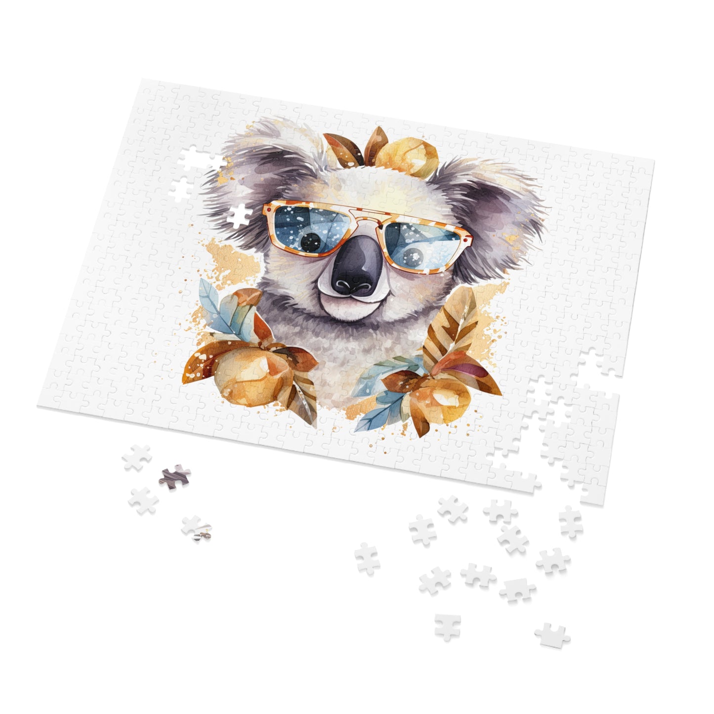 Jigsaw Puzzle in Tin, Australian Animals, Koala, Personalised/Non-Personalised, awd-509 (30, 110, 252, 500,1000-Piece)