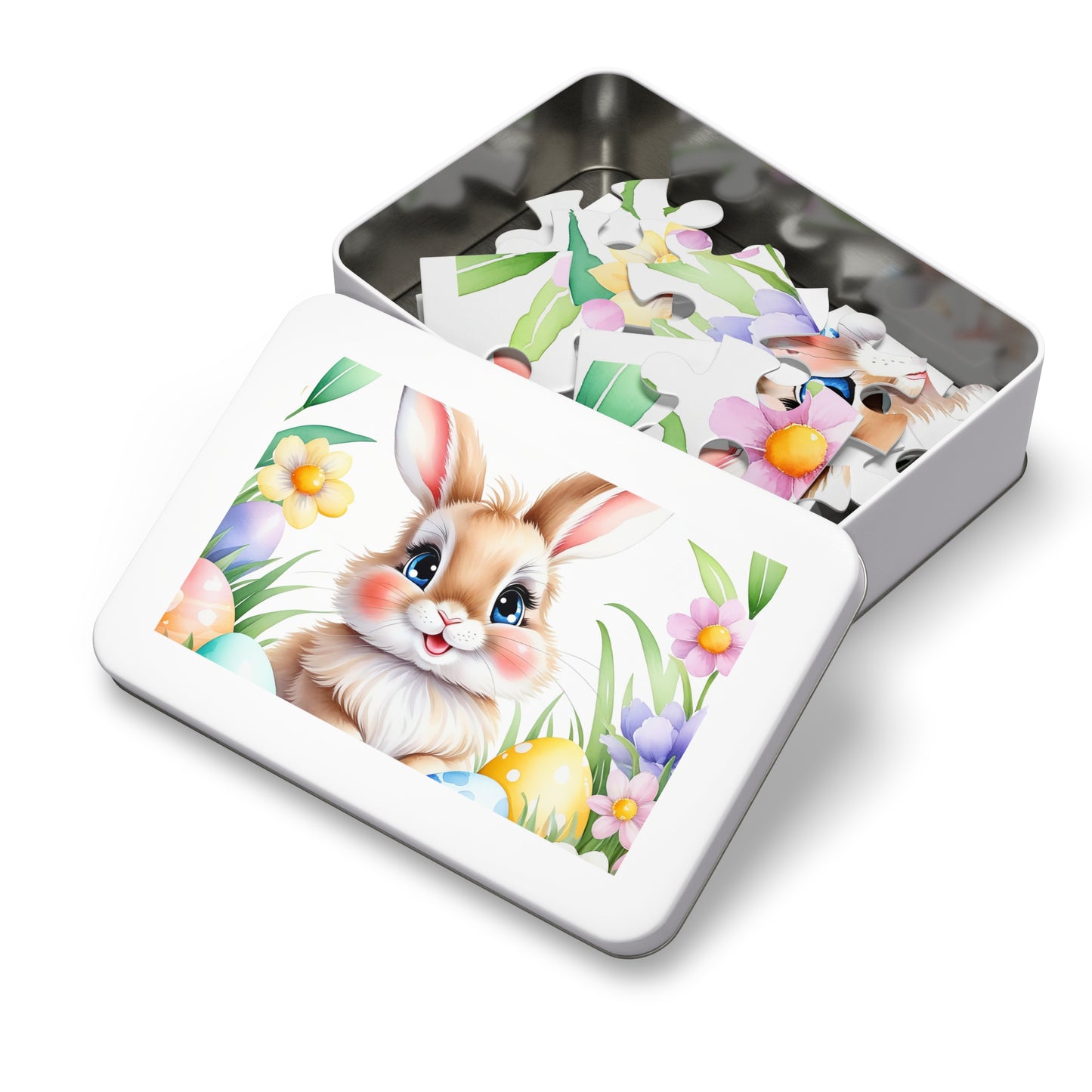 Puzzle, Easter, Rabbit, Personalised/Non-Personalised (30, 110, 252, 500,1000-Piece) awd-650