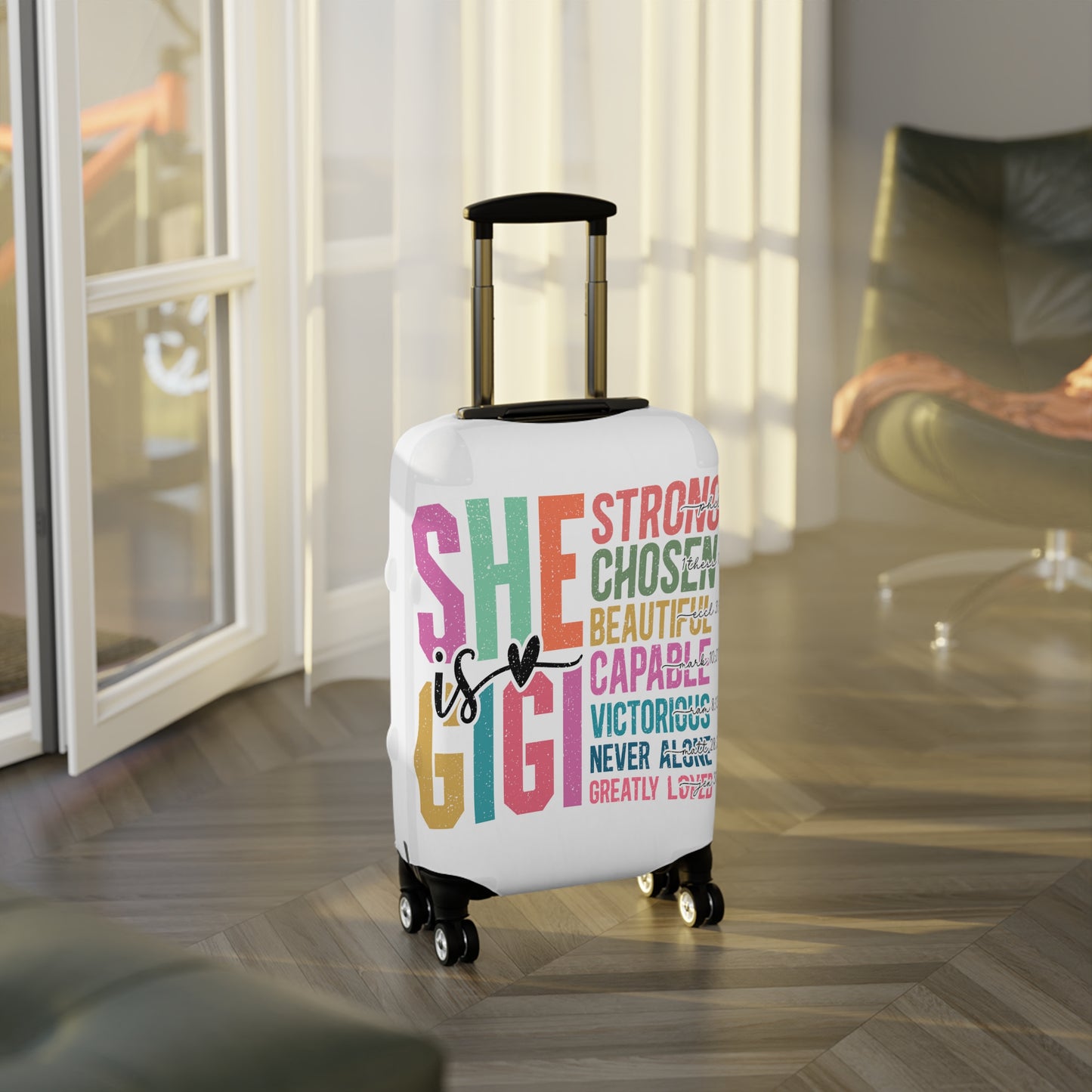 Luggage Cover, She is GiGi, awd-5019