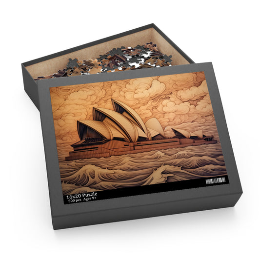 Personalised/Non-Personalised Puzzle, Sydney Opera House, Australia (120, 252, 500-Piece)