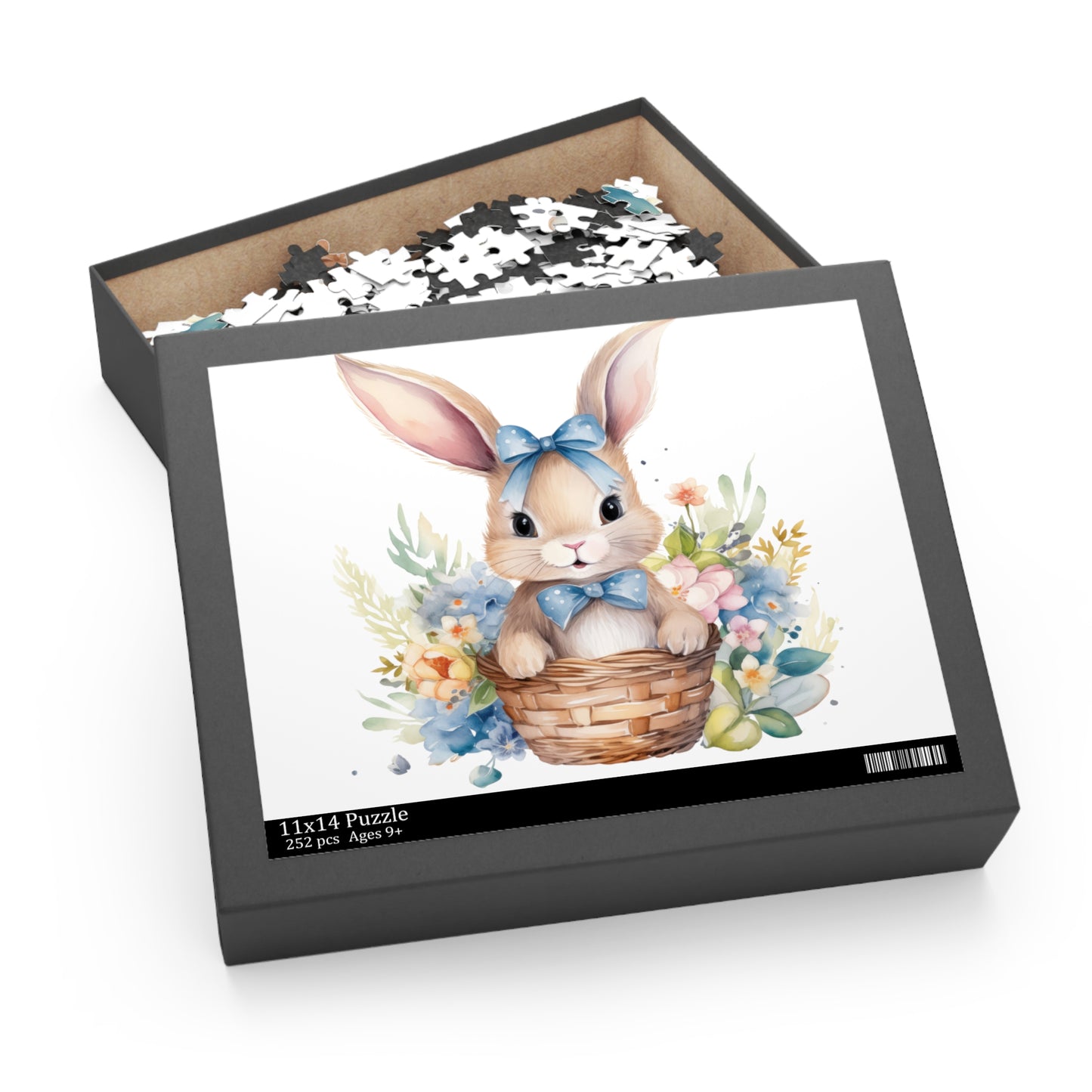 Personalised/Non-Personalised Puzzle, Easter Bunny (120, 252, 500-Piece)