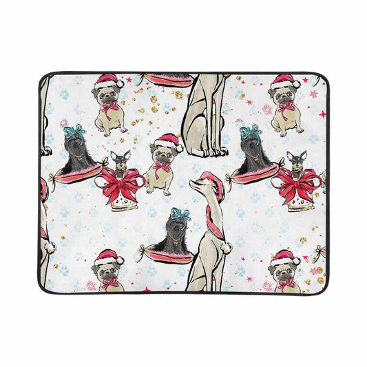 Dog Christmas  Beach Mats 78"x 60"