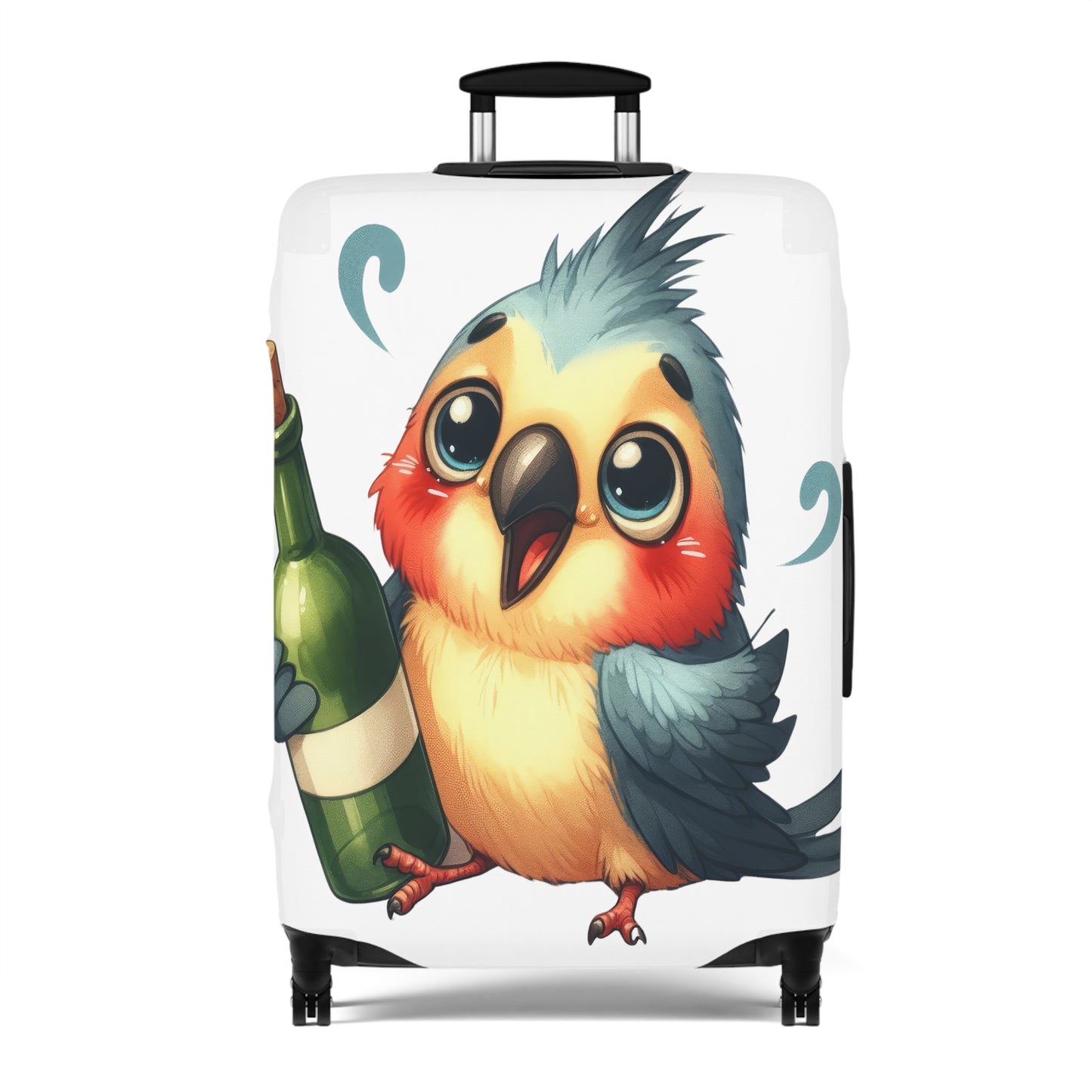 Luggage Cover, Cute Bird, awd-1645