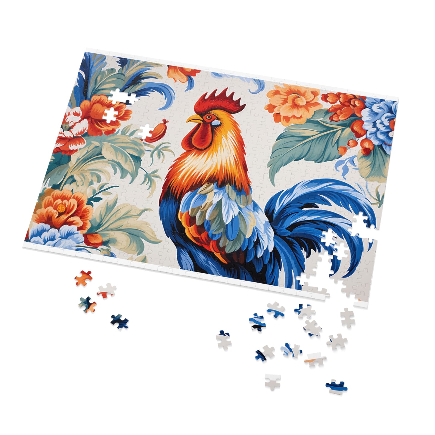 Jigsaw Puzzle, Chicken/Rooster, Personalised/Non-Personalised (30, 110, 252, 500,1000-Piece)