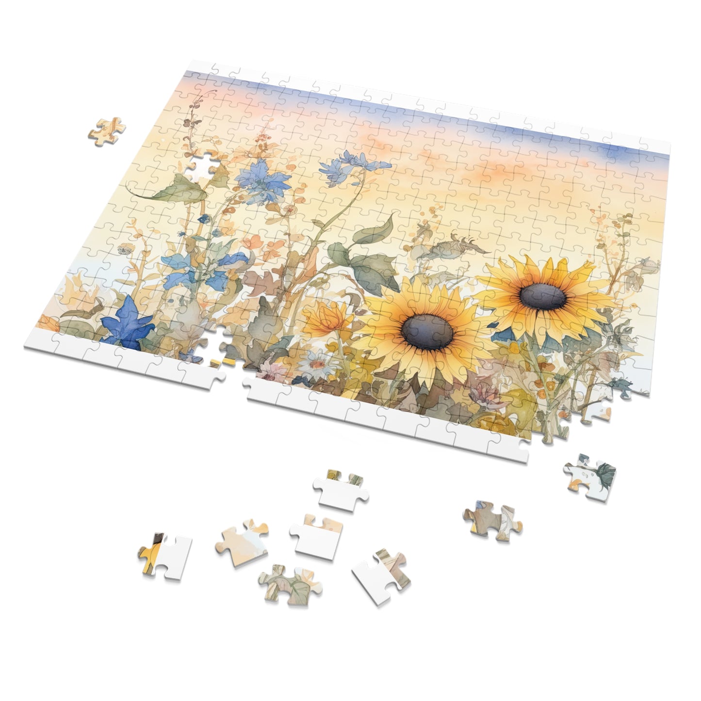 Jigsaw Puzzle, Floral, Personalised/Non-Personalised (30, 110, 252, 500,1000-Piece)