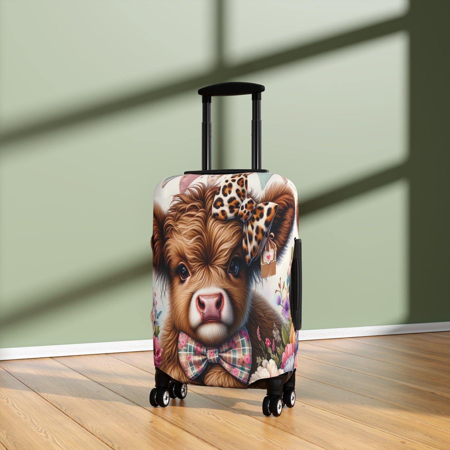 Luggage Cover, Highland Cow, awd-5009