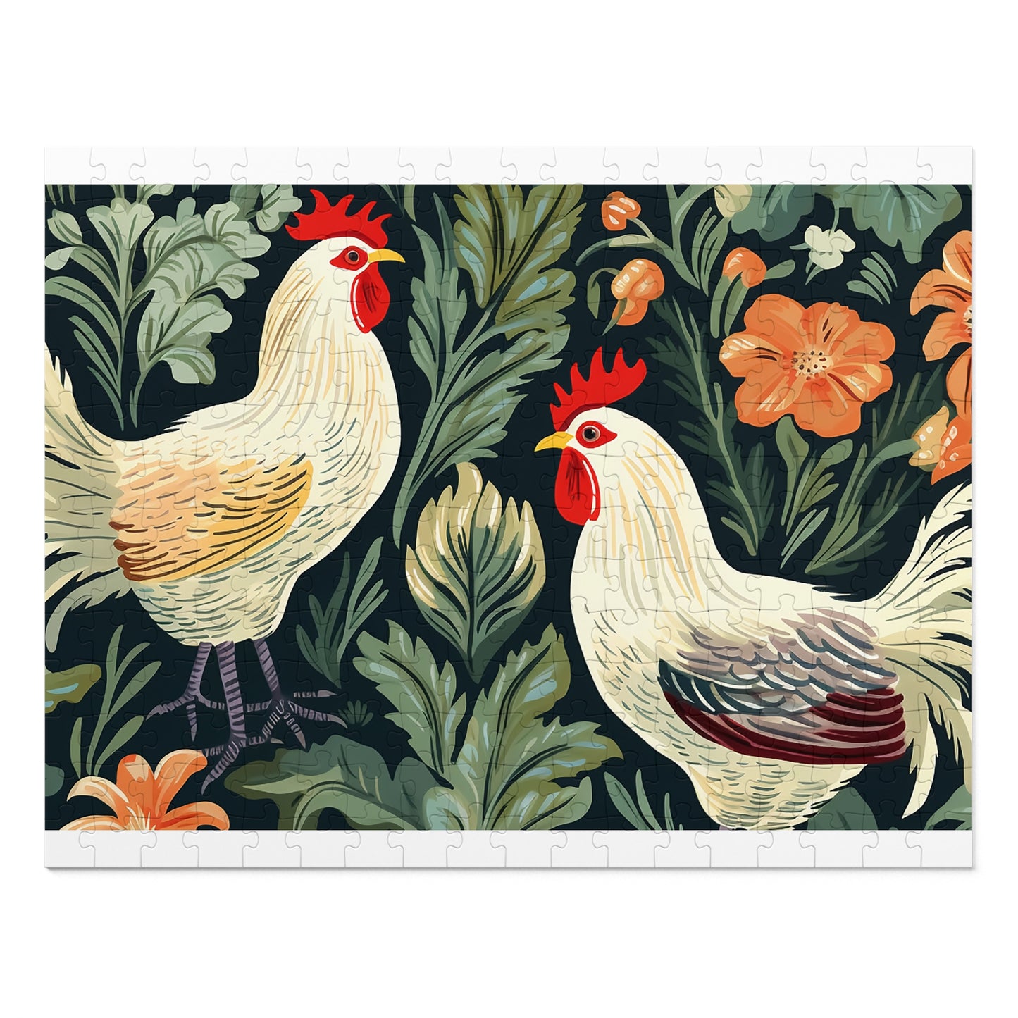 Jigsaw Puzzle, Chicken/Rooster, Personalised/Non-Personalised (30, 110, 252, 500,1000-Piece)