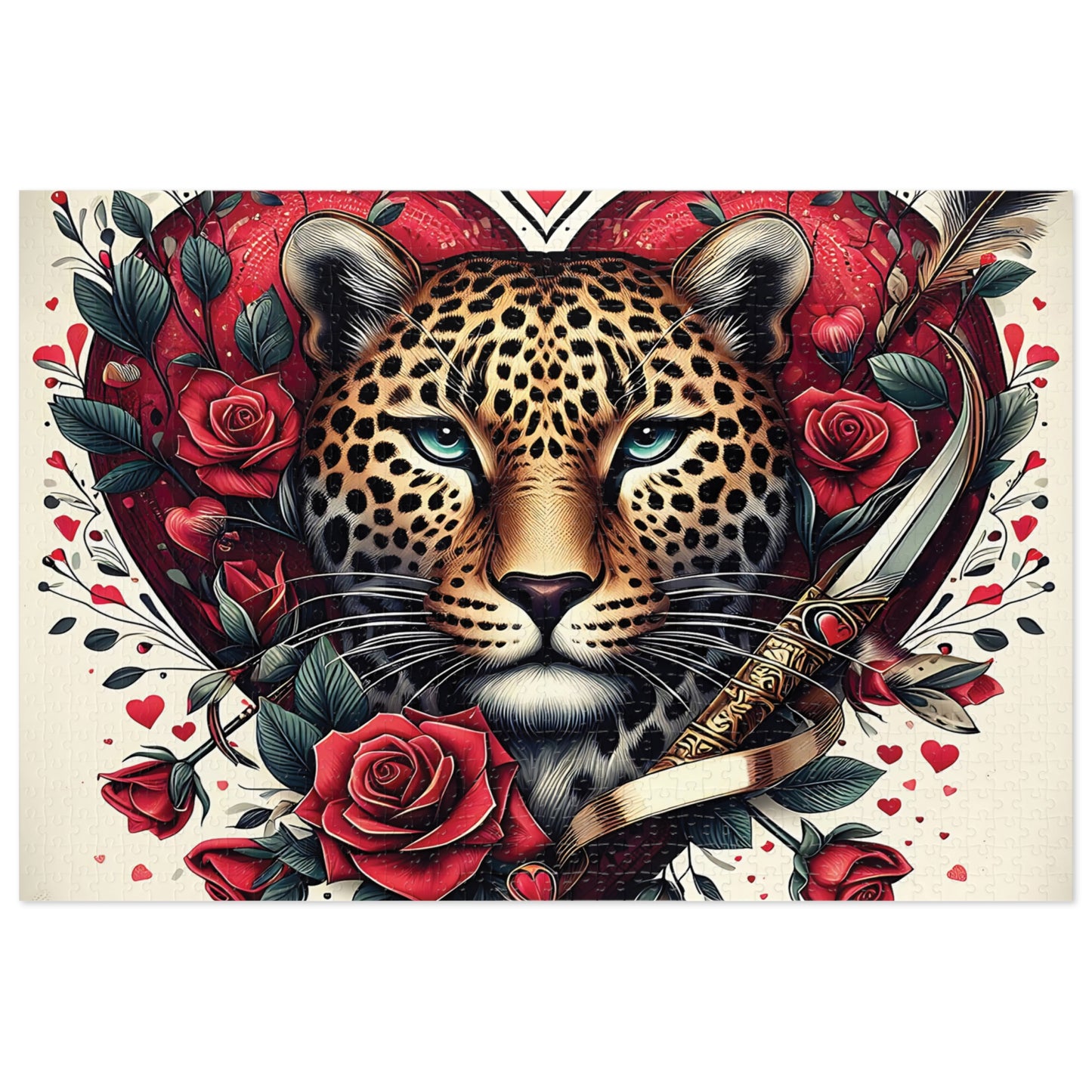 Jigsaw Puzzle, Cheetah, Personalised/Non-Personalised (30, 110, 252, 500,1000-Piece)