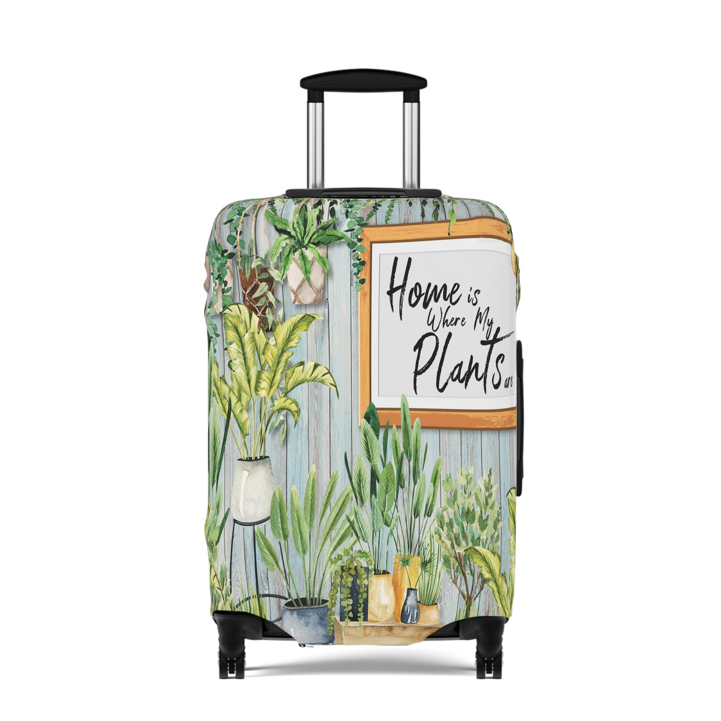 Luggage Cover, Home is where my plants are, awd-024