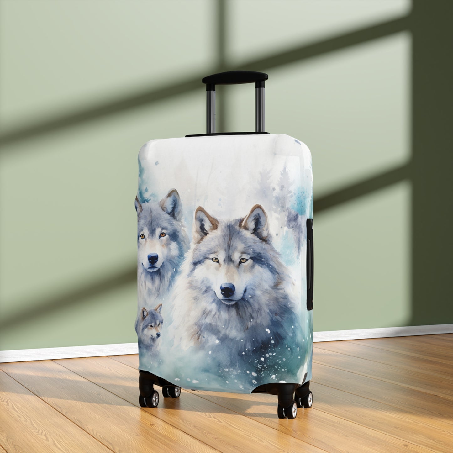 Luggage Cover, Wolves, awd-566