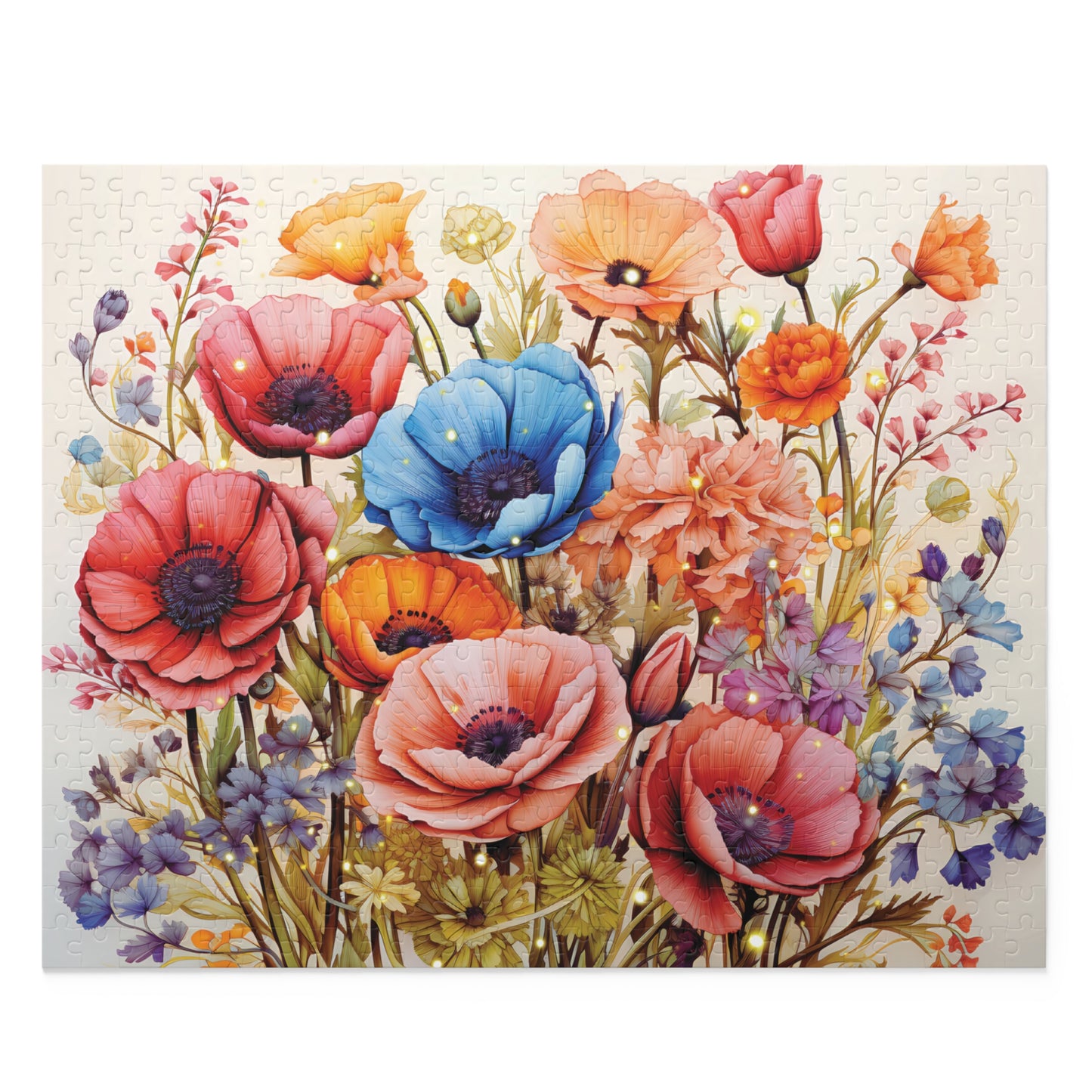 Personalised/Non-Personalised Puzzle, Floral (120, 252, 500-Piece)