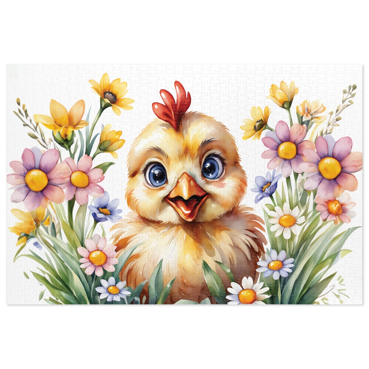 Jigsaw Puzzle, Western, Chicken, Personalised/Non-Personalised (30, 110, 252, 500,1000-Piece)