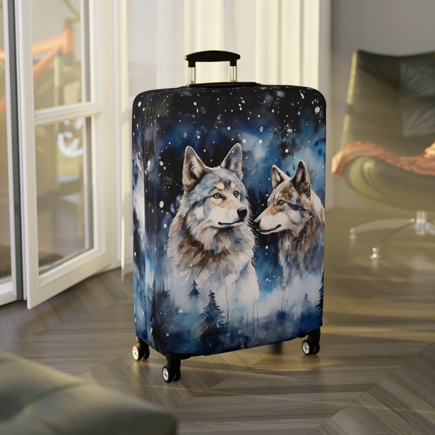 Luggage Cover, Wolves, awd-550