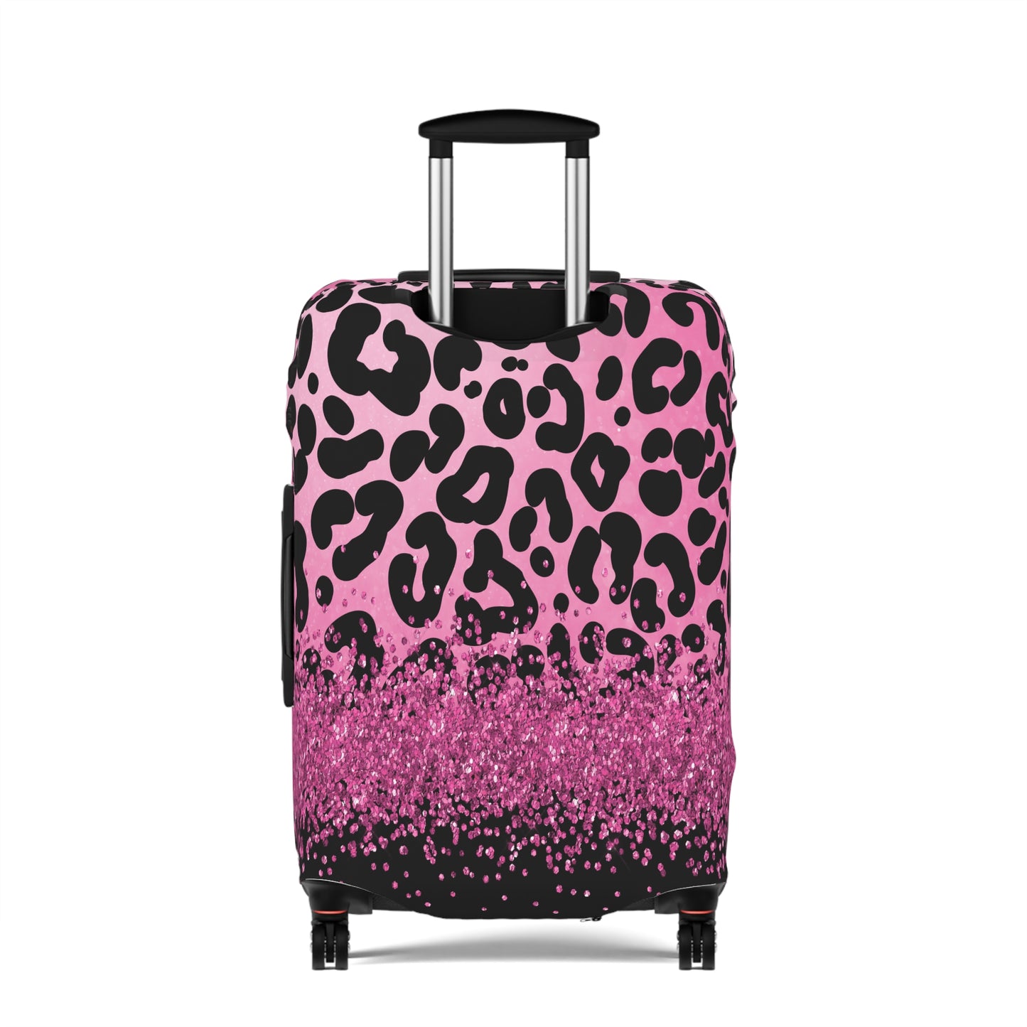 Luggage Cover, Pink Leopard Print, awd-3083