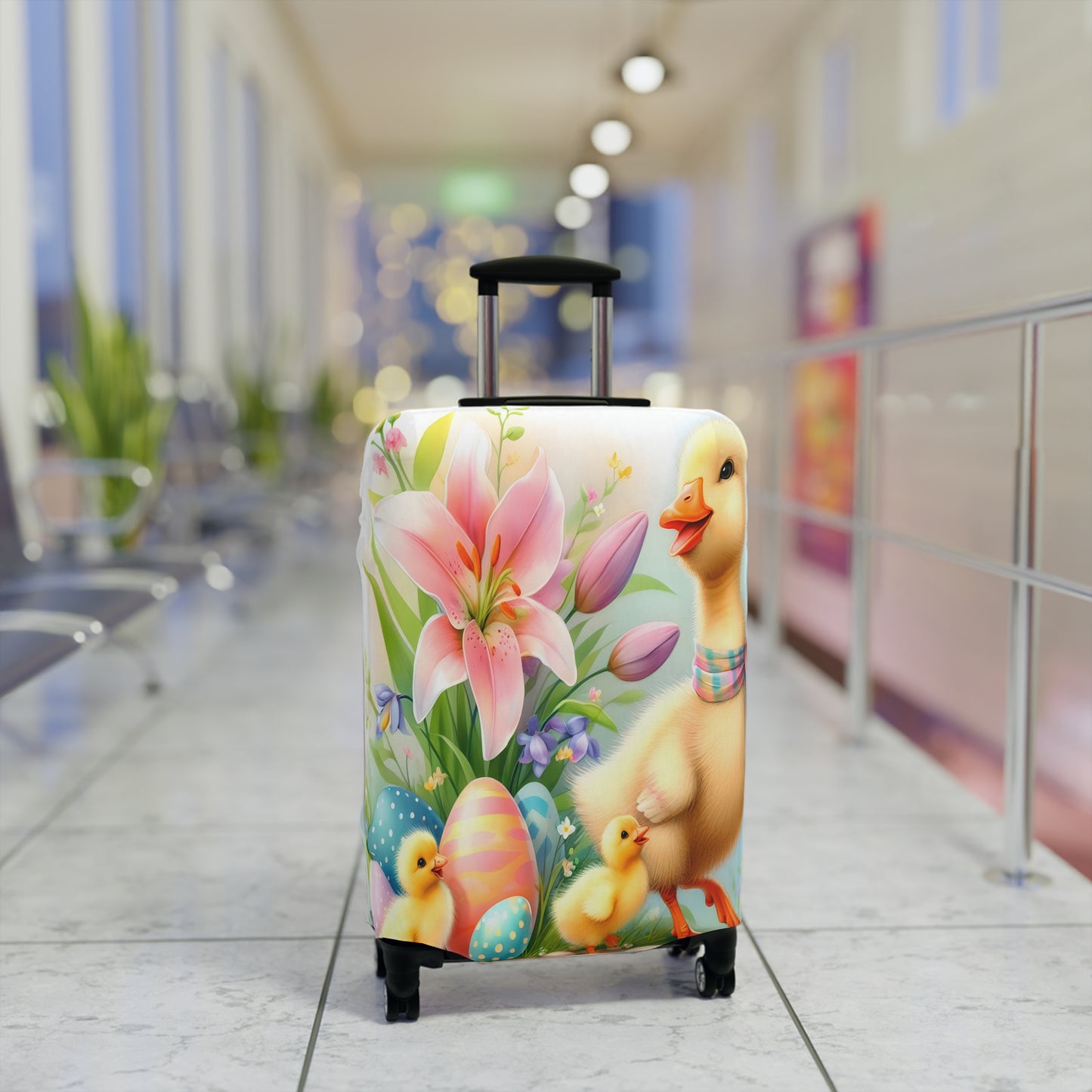 Luggage Cover, Easter, Duck, awd-1634