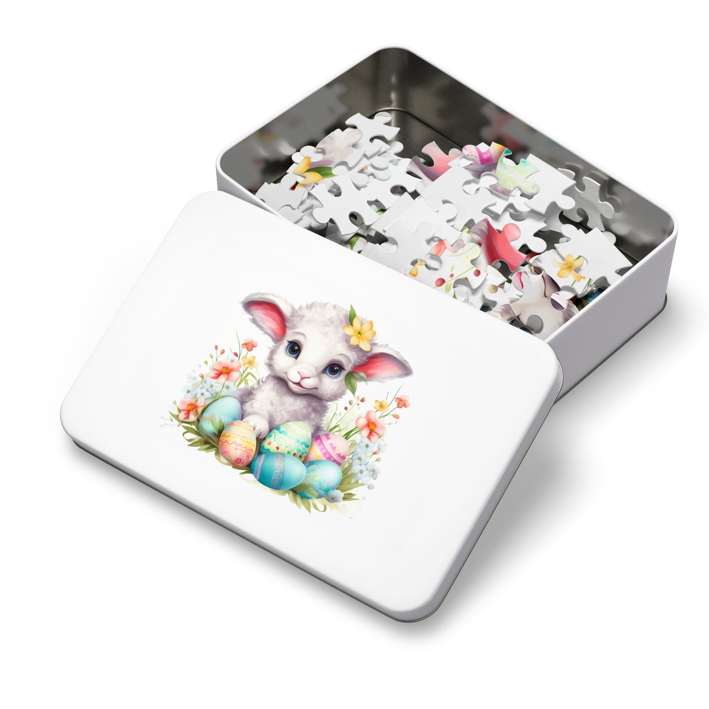 Jigsaw Puzzle, Easter, Lamb, Personalised/Non-Personalised (30, 110, 252, 500,1000-Piece)