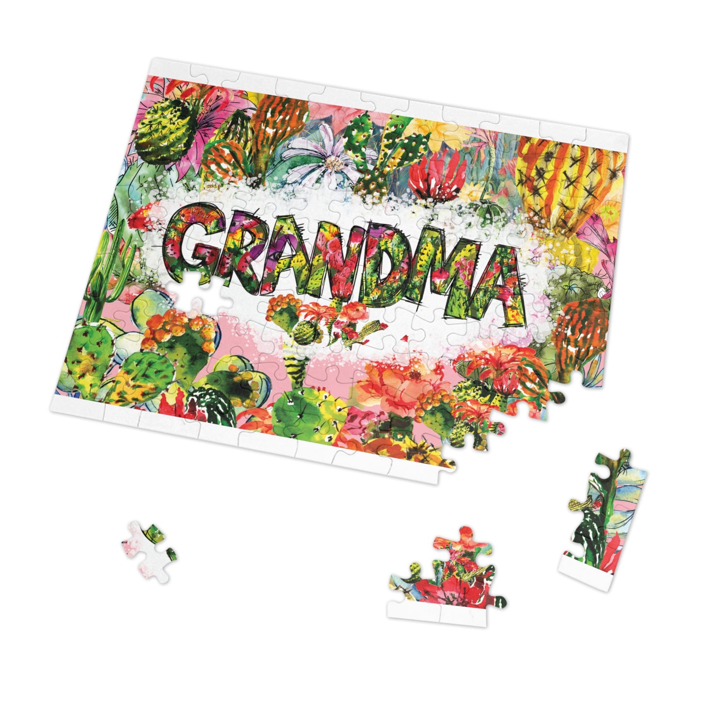 Jigsaw Puzzle, Grandma, Personalised/Non-Personalised (30, 110, 252, 500,1000-Piece)