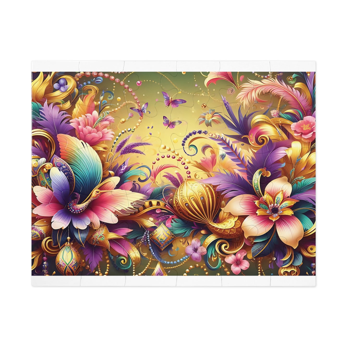 Jigsaw Puzzle, Floral, Personalised/Non-Personalised (30, 110, 252, 500,1000-Piece)