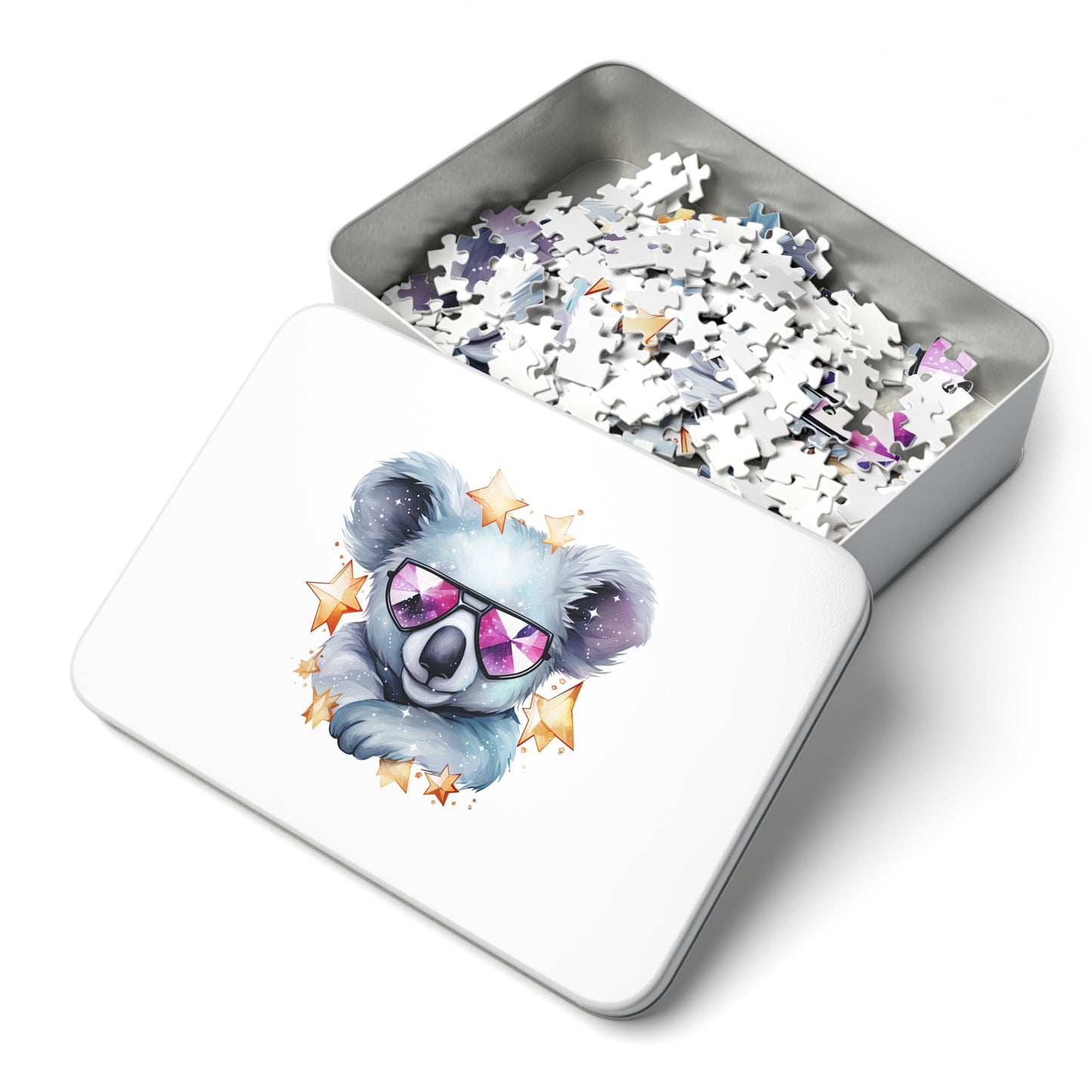 Jigsaw Puzzle in Tin, Australian Animals, Koala, Personalised/Non-Personalised, awd-508 (30, 110, 252, 500,1000-Piece)