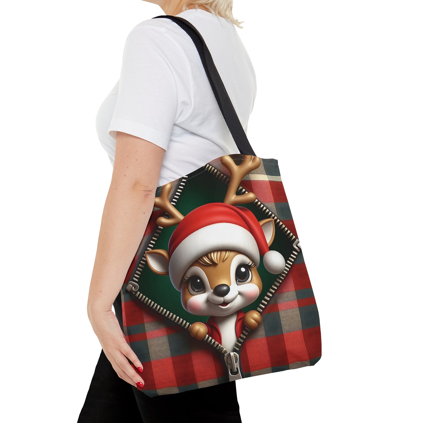 Tote Bag, Christmas Reindeer