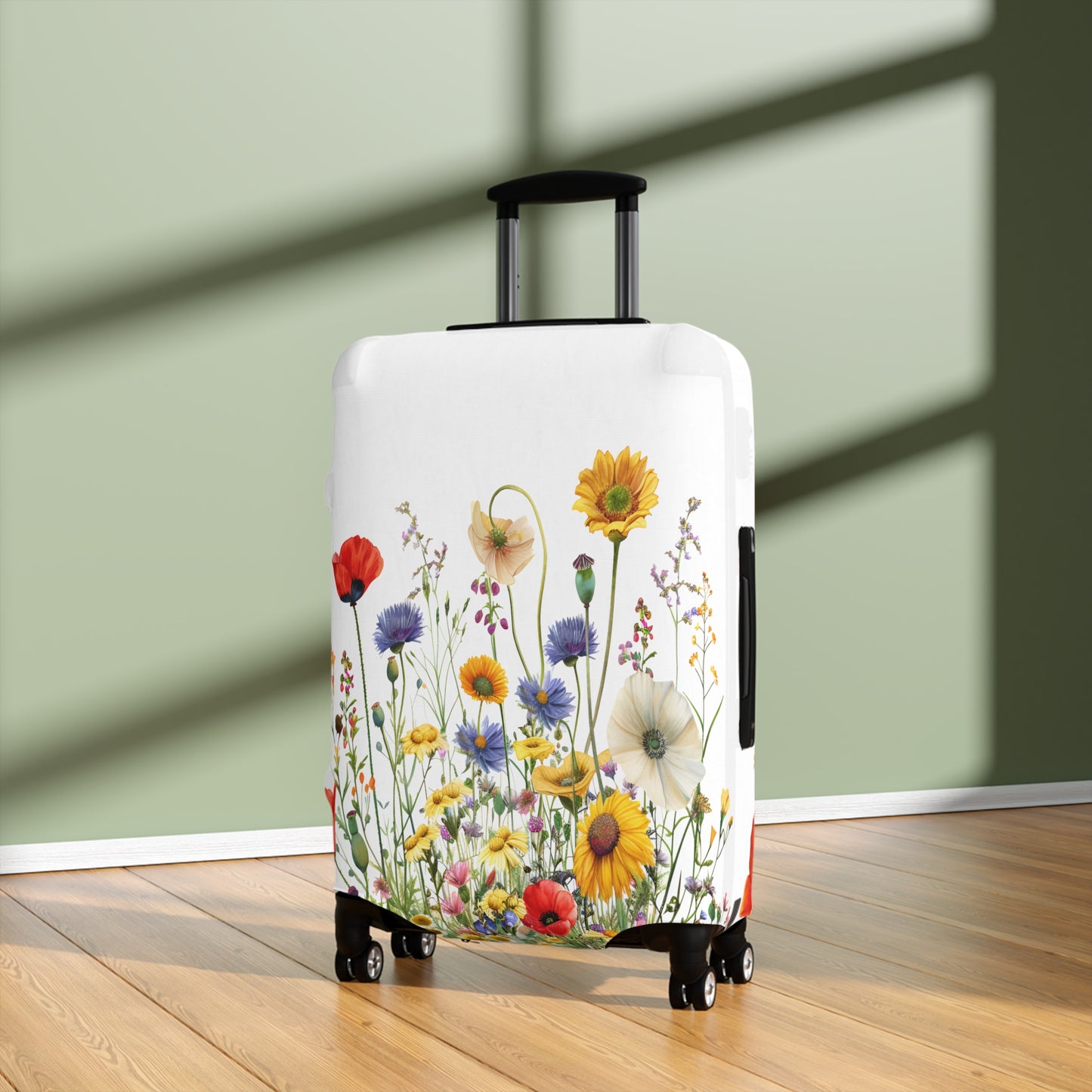 Luggage Cover, Floral, Wildflowers, awd-3044