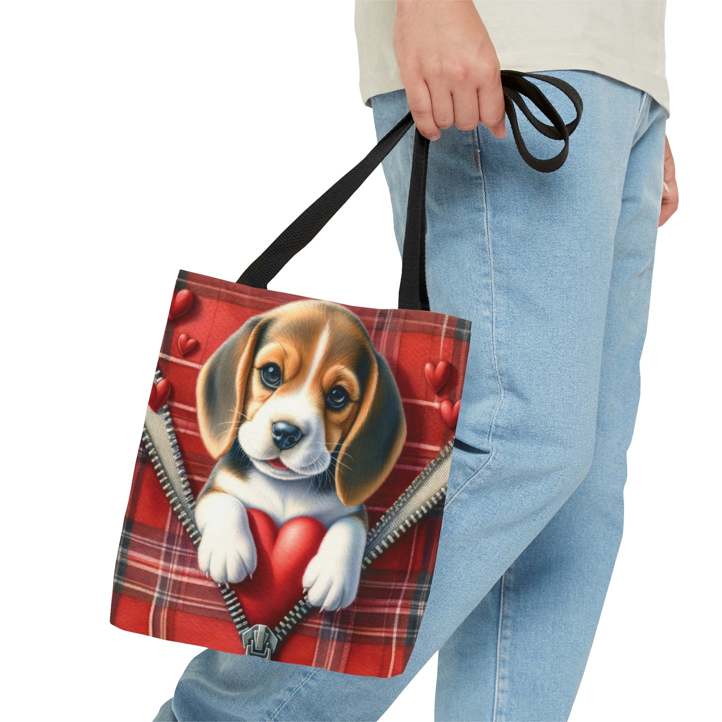 Tote Bag, Cute Dog, Personalised/Non-Personalised Tote bag