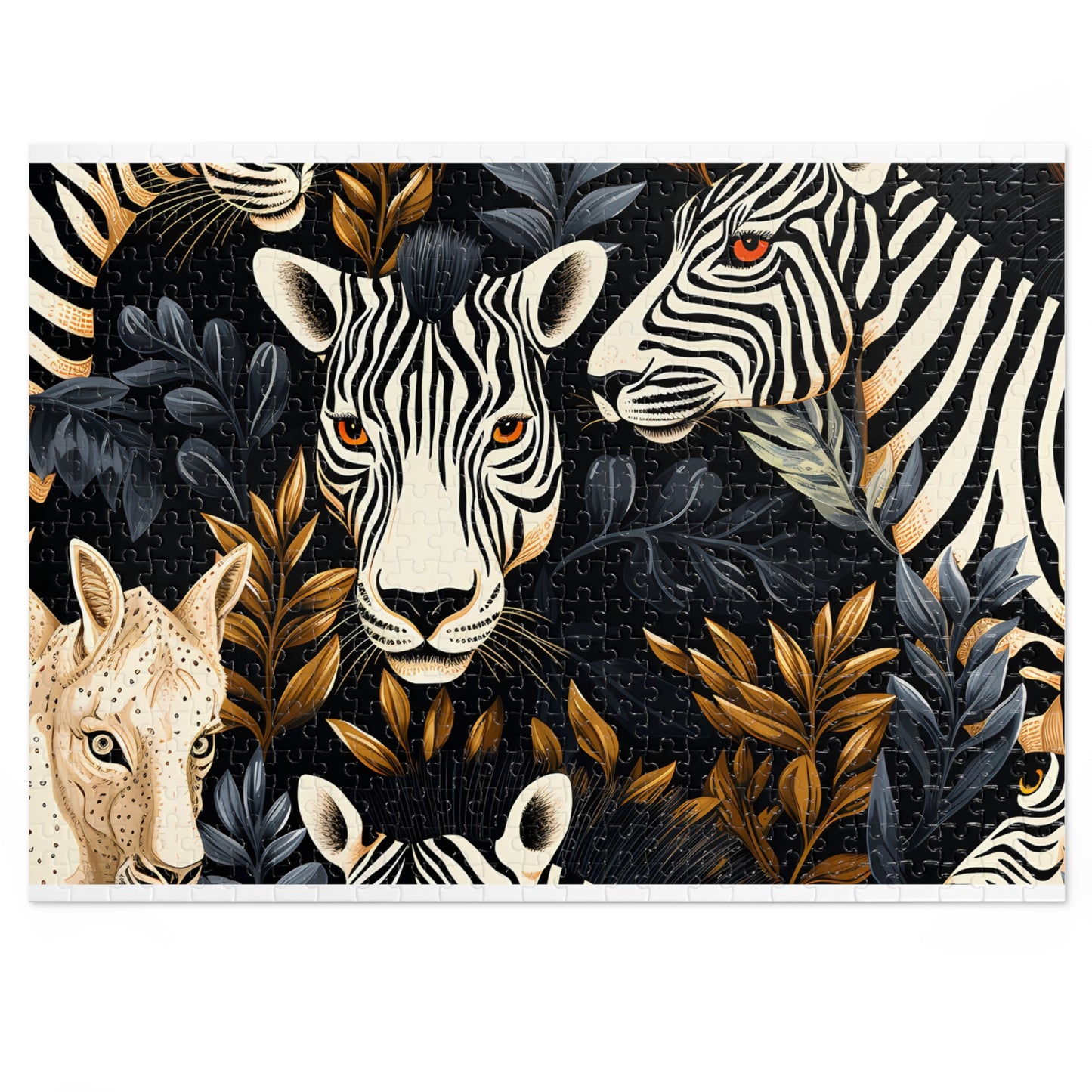 Jigsaw Puzzle, Zebra, Personalised/Non-Personalised (30, 110, 252, 500,1000-Piece)