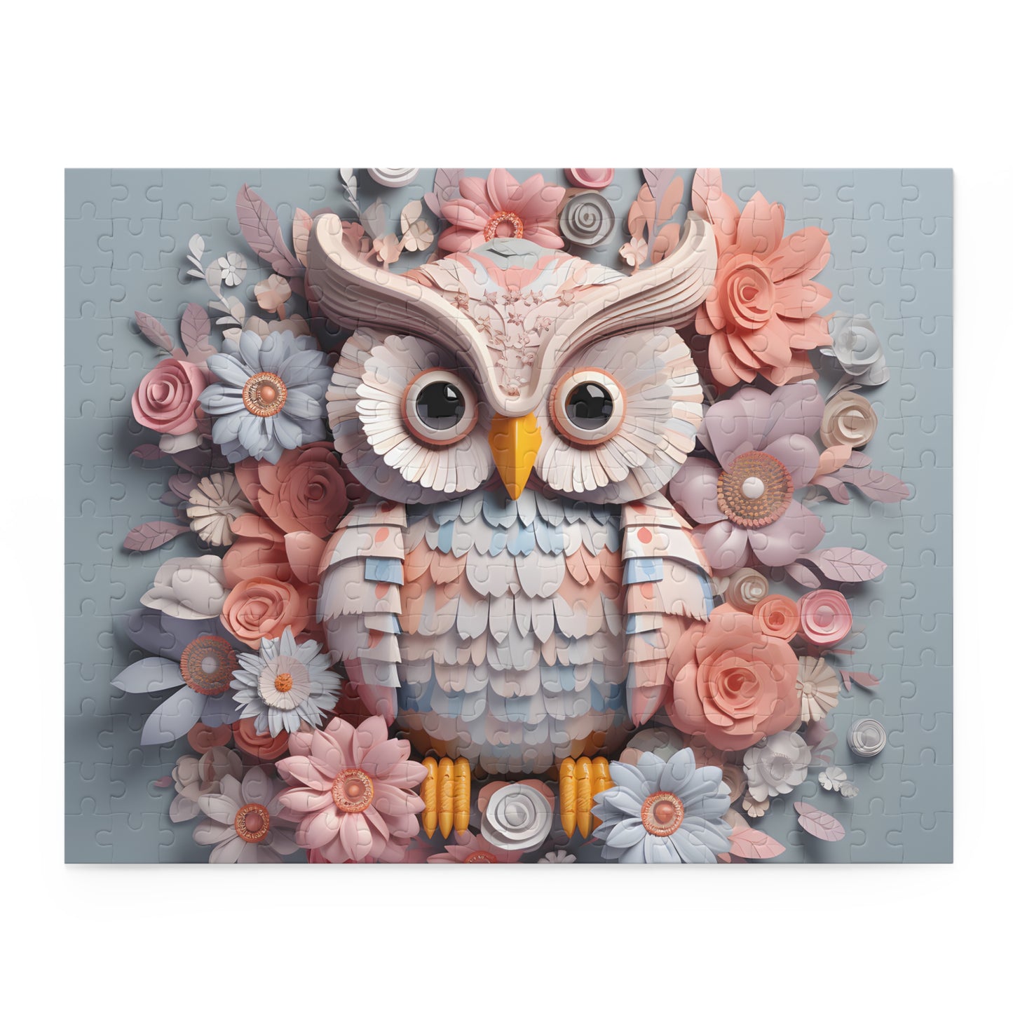 Personalised/Non-Personalised Puzzle, Owl (120, 252, 500-Piece)