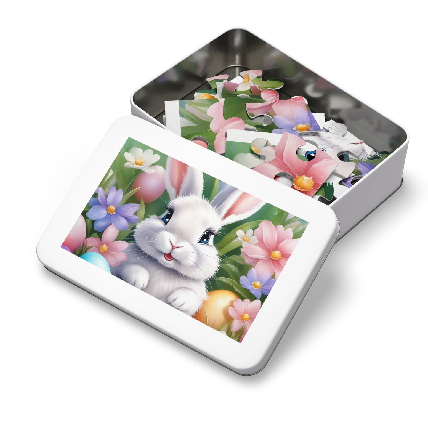 Puzzle, Easter, Rabbit, Personalised/Non-Personalised (30, 110, 252, 500,1000-Piece) awd-648