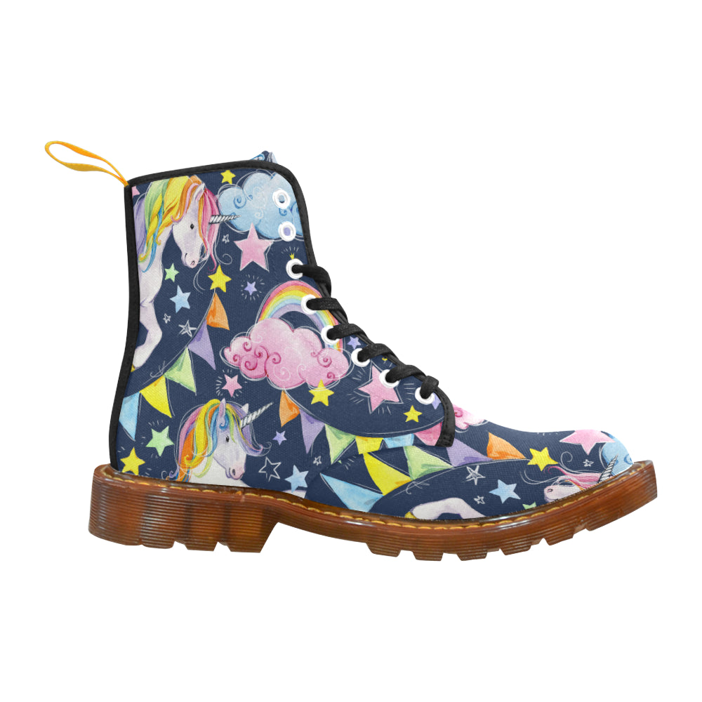 fairy tale unicorns Martin Boots For Women Model 1203H