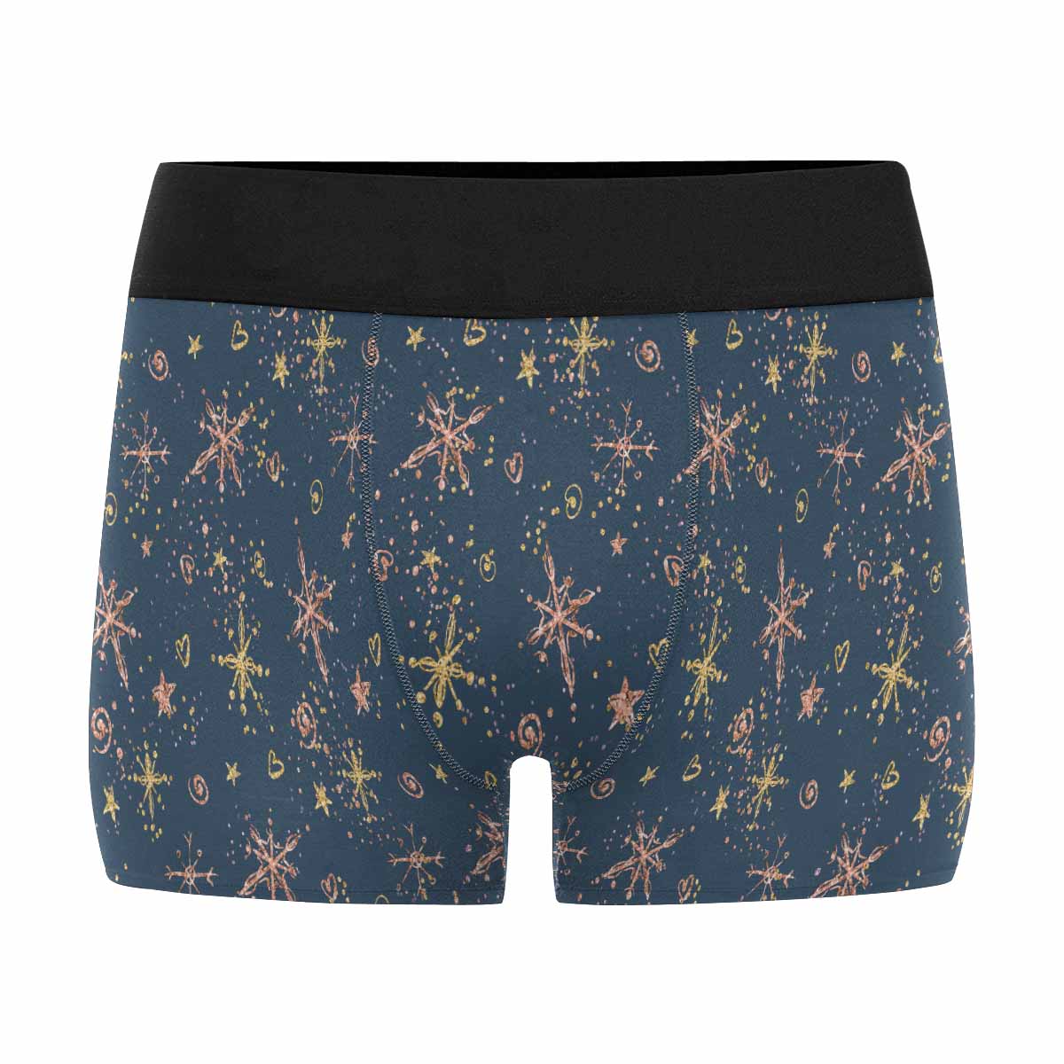 Blue Christmas Stars  AUS Men's Boxer Briefs (Made In AUS)