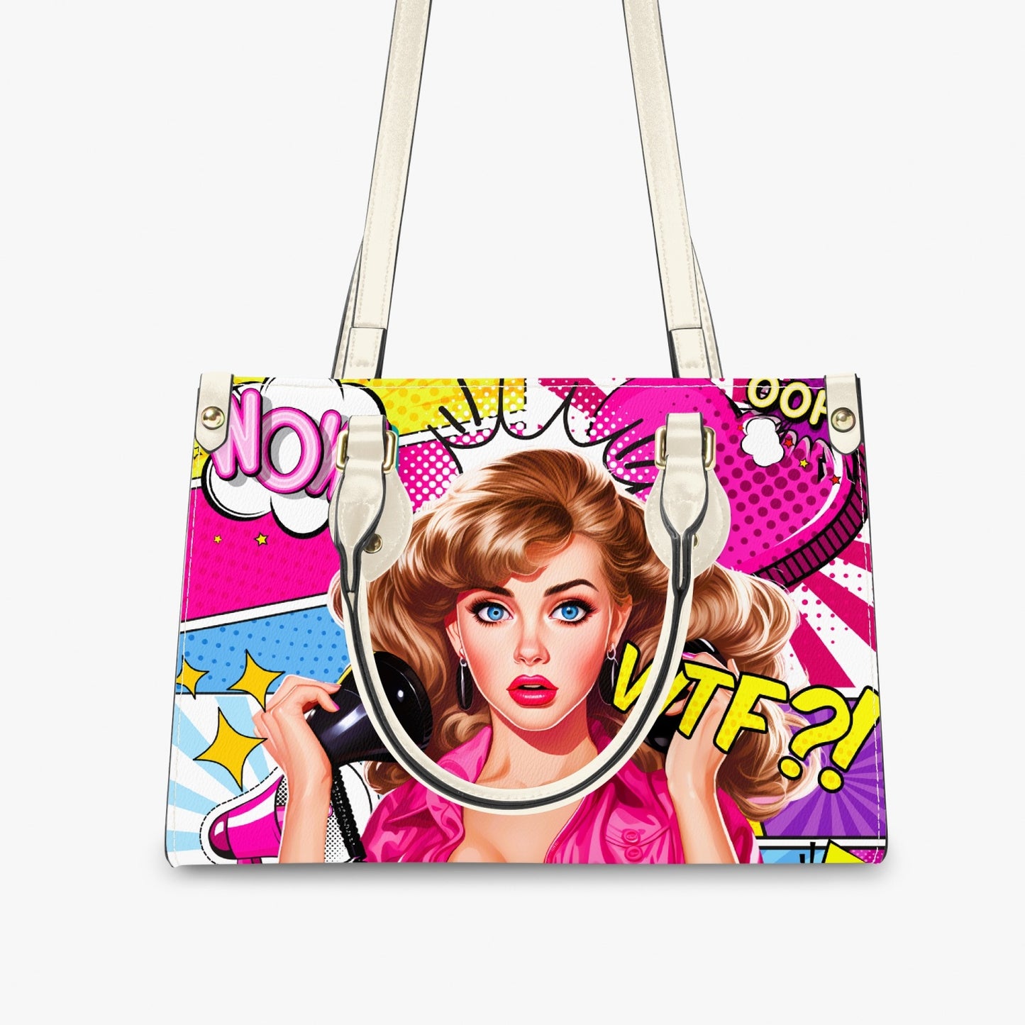 Women's Tote Bag - Long Strap - Pop Art