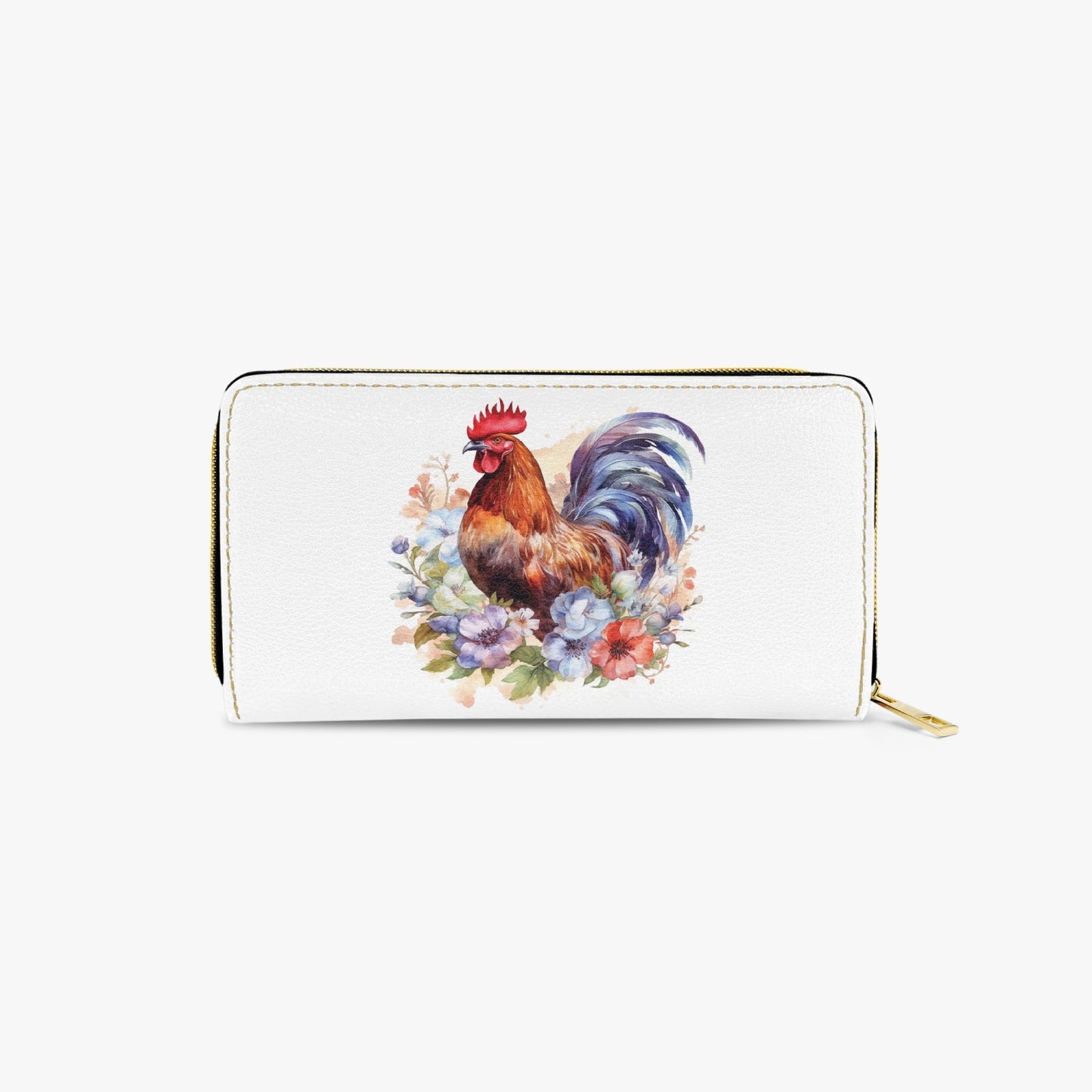 Long Type Zipper Purse - Chicken/Rooster