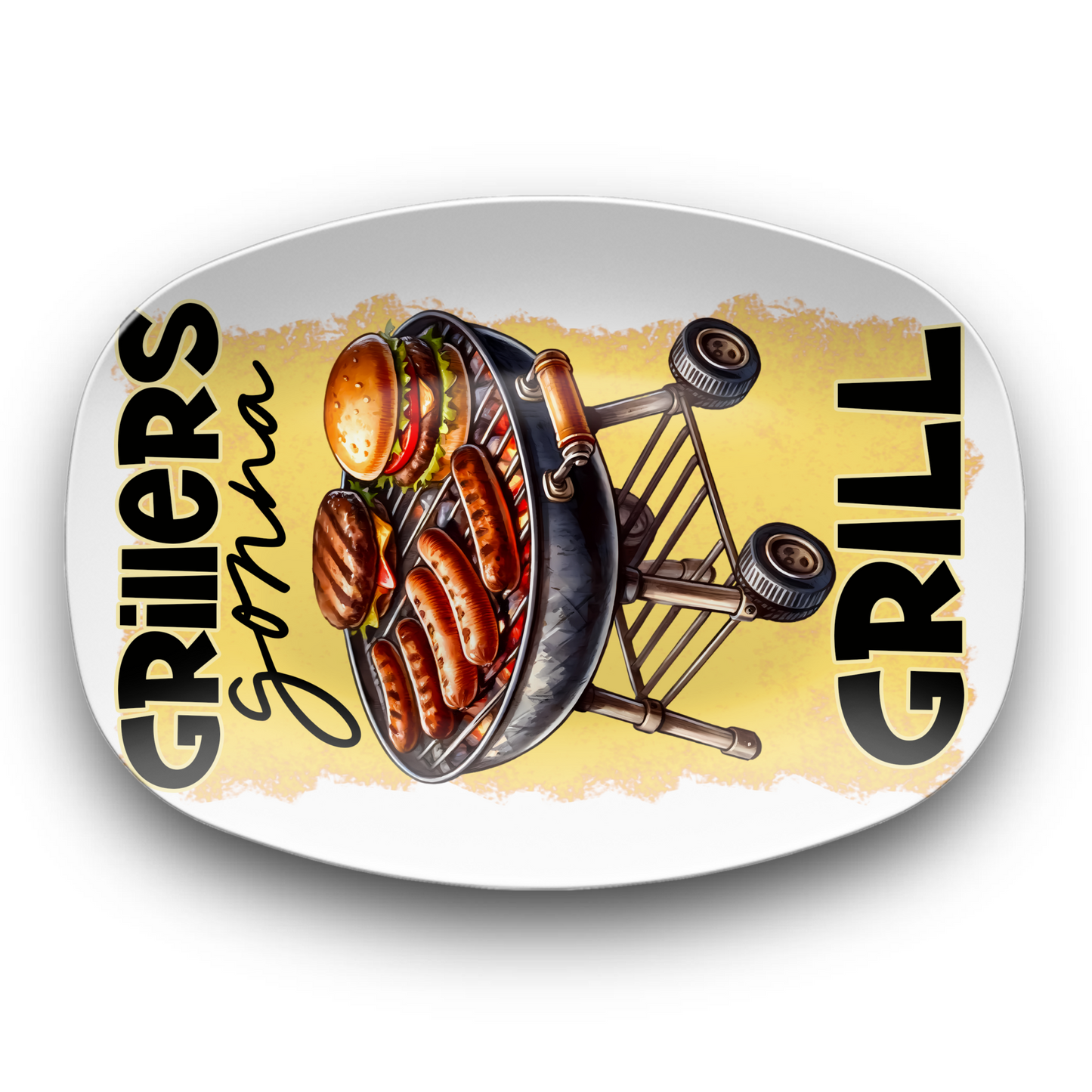 Grillers Gonna Grill 10"x14" Platter