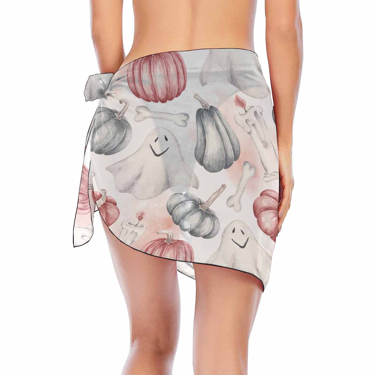 Pastel Halloween  Women's Beach Sarong Wrap