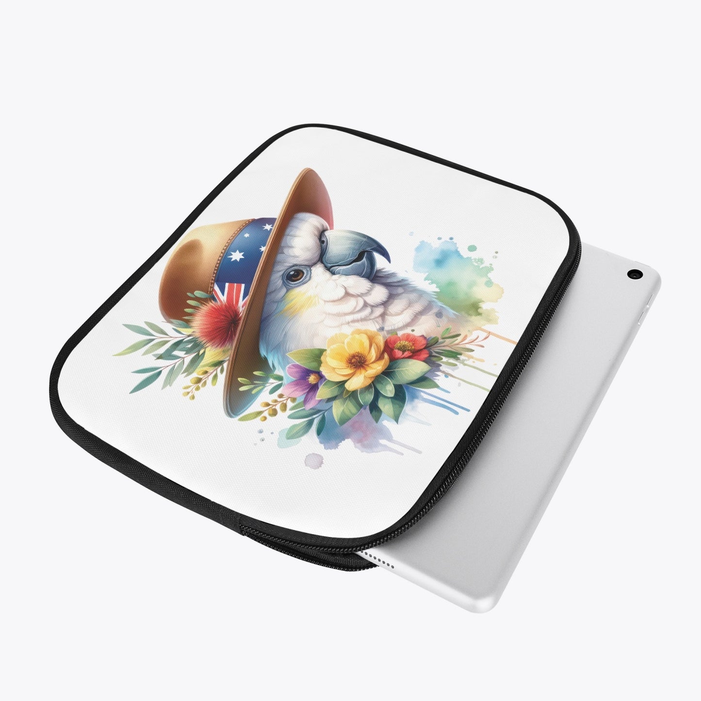 Tablet Sleeve - Australian Animals - Cockatoo