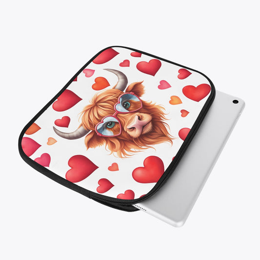 Tablet Sleeve - Highland Cow